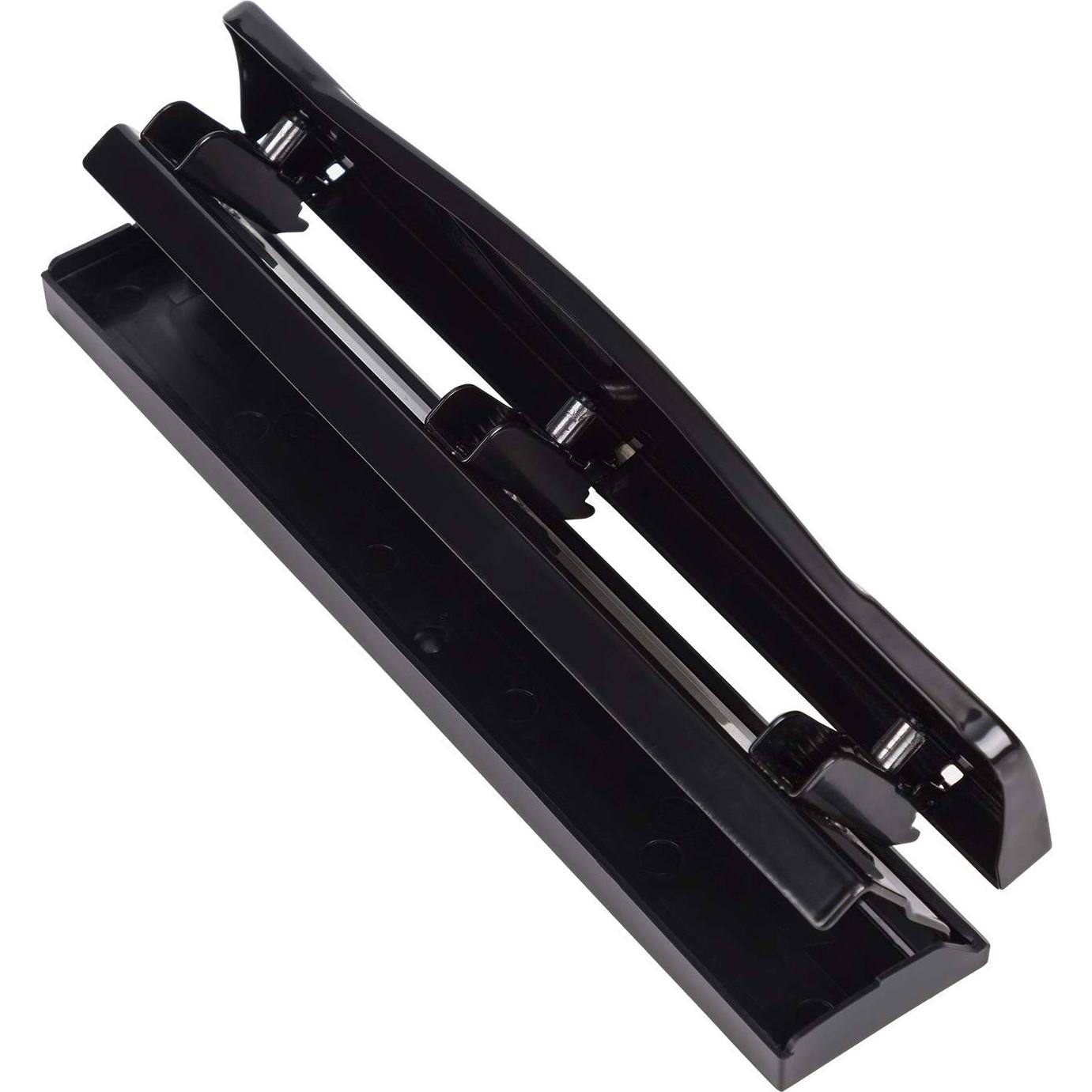 Perforadora de 3 agujeros Amazon Basics, 10 hojas, negra