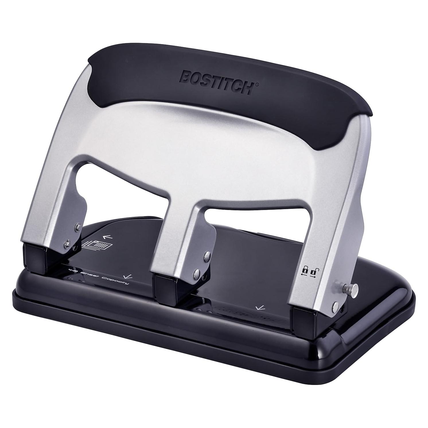 Perforadora Bostitch Office EZ Squeeze 3 Agujeros 40 Hojas