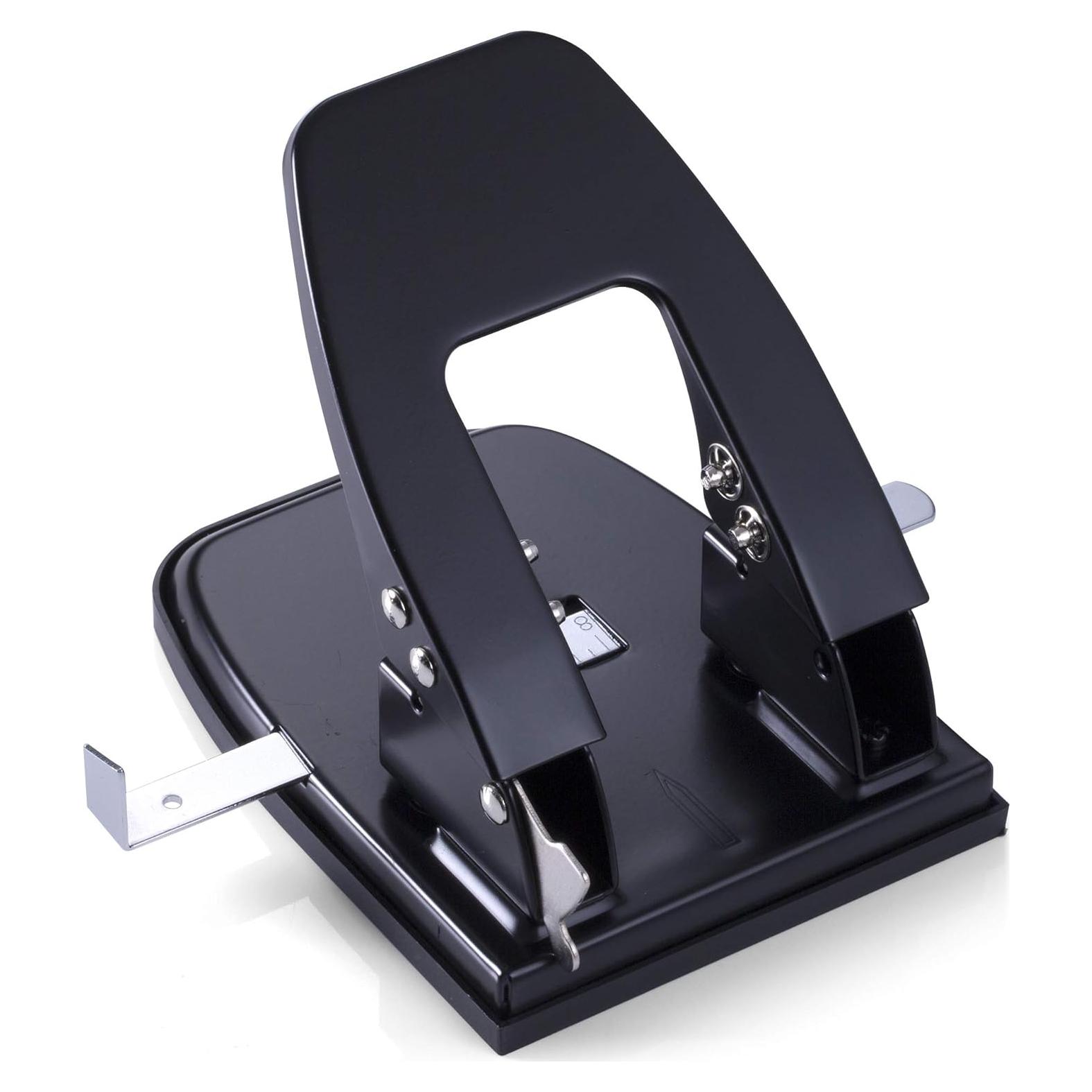 Perforadora de papel Officemate 2 agujeros 30 hojas negra