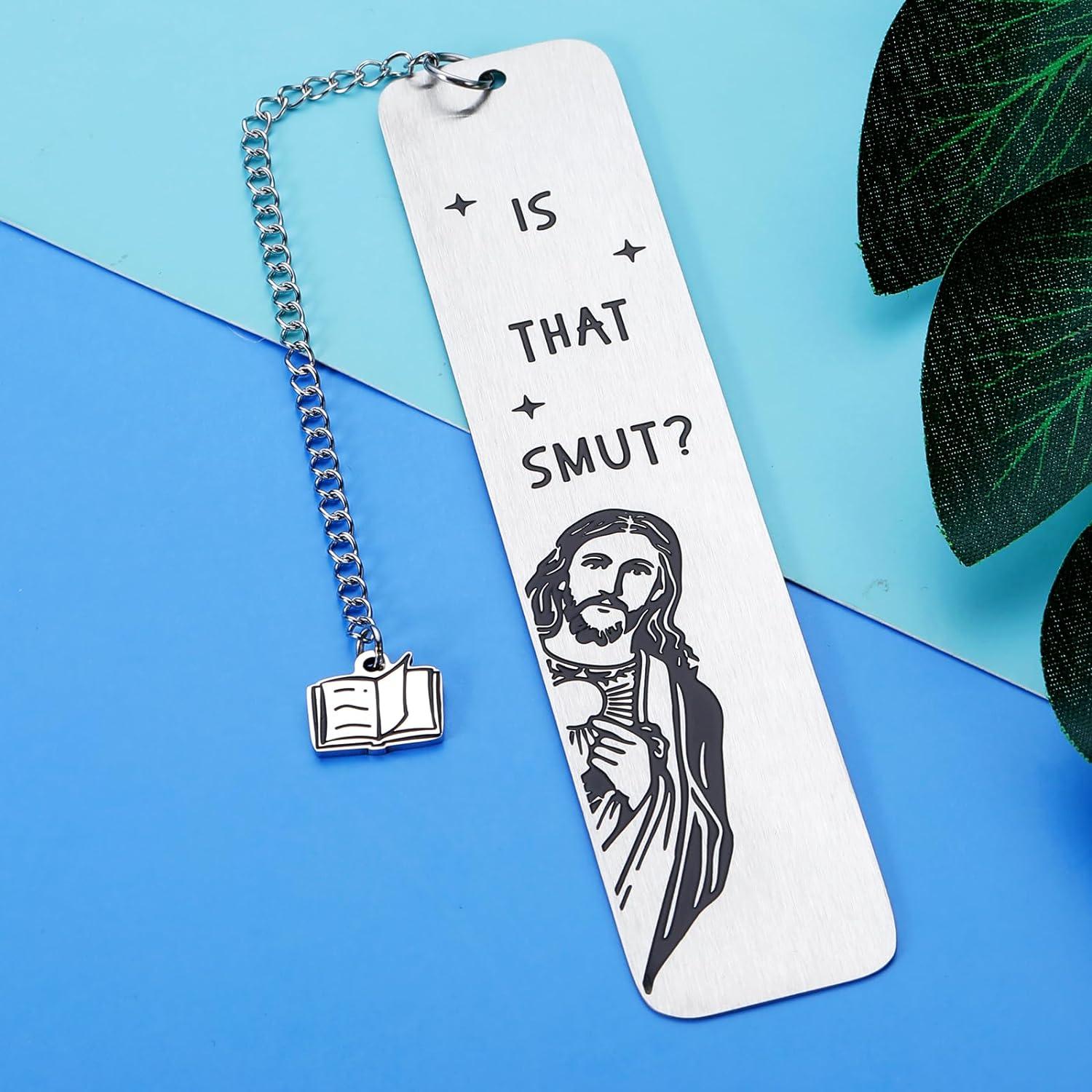 Marcador Divertido de Acero Inoxidable Aeolussoms - Regalo para Amantes de los Libros