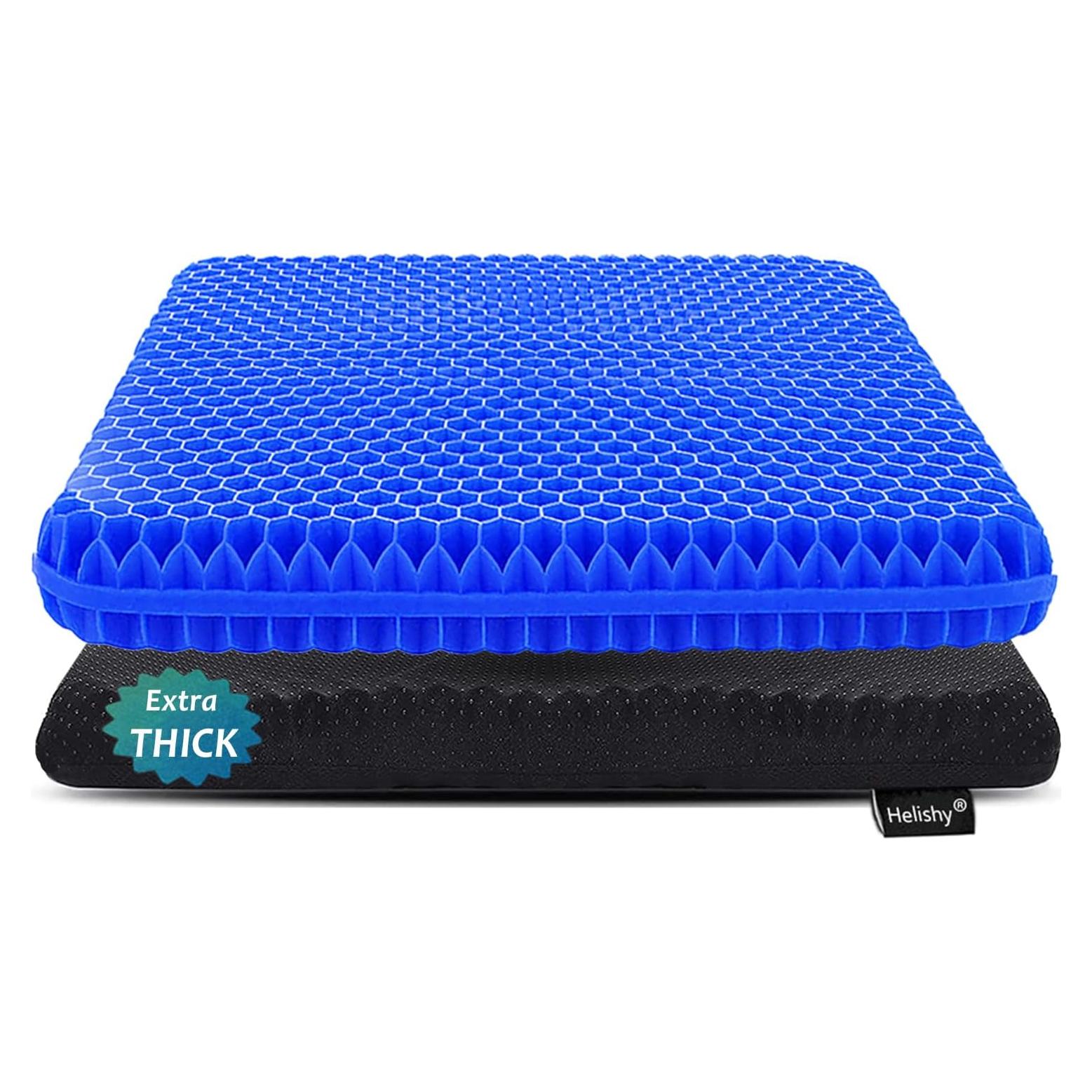 Cojín de Gel Extra Grueso Helishy 42x37x5 cm Azul