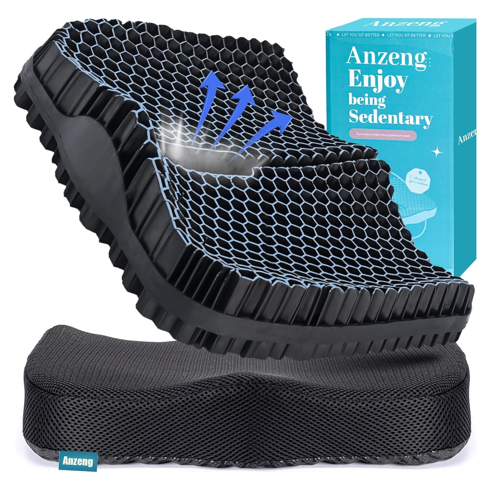 Cojín de Gel TPE Anzeng Grande 43x37 cm Alivio Dolor Cadera