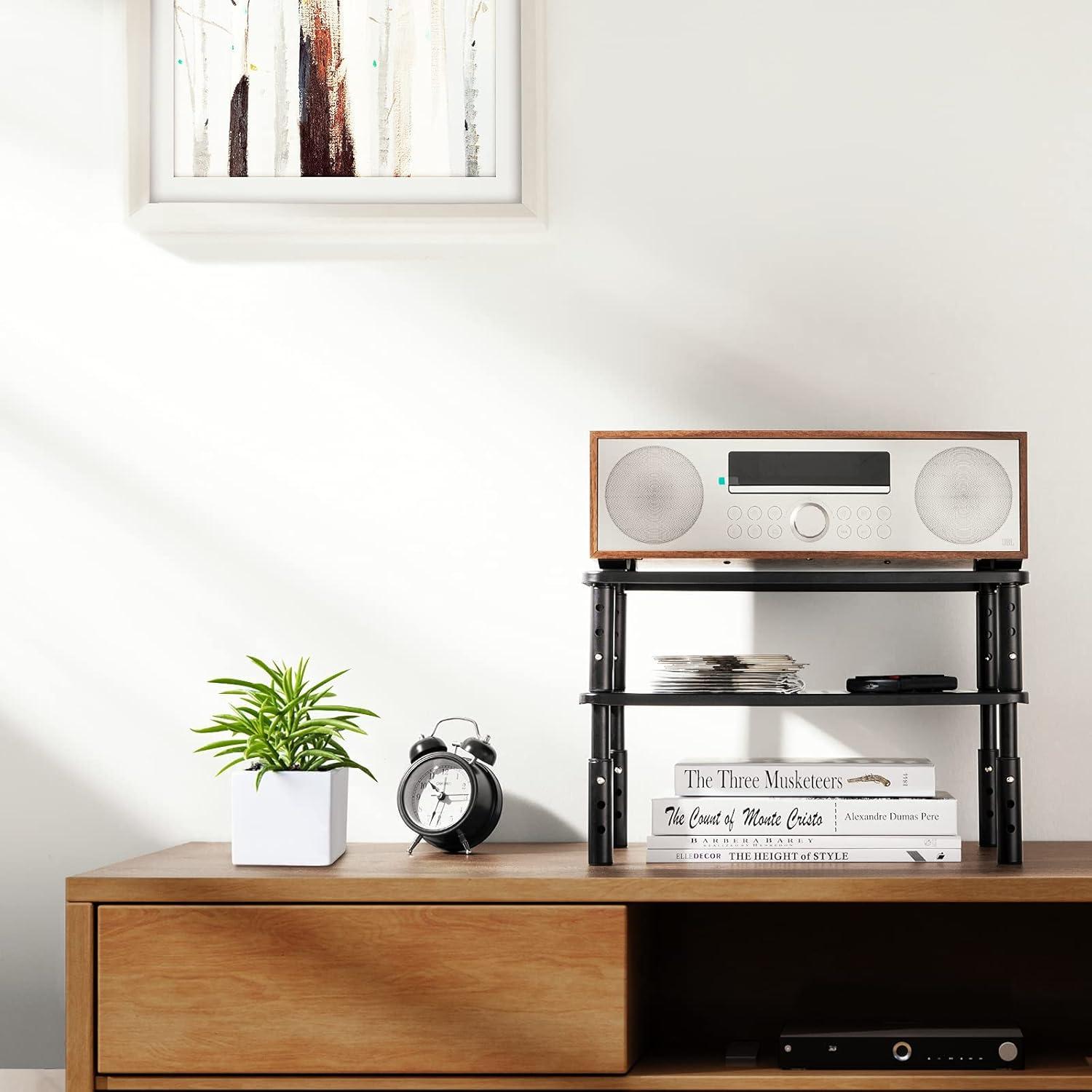 Soporte para Monitor HUANUO Ajustable 3 Alturas Negro