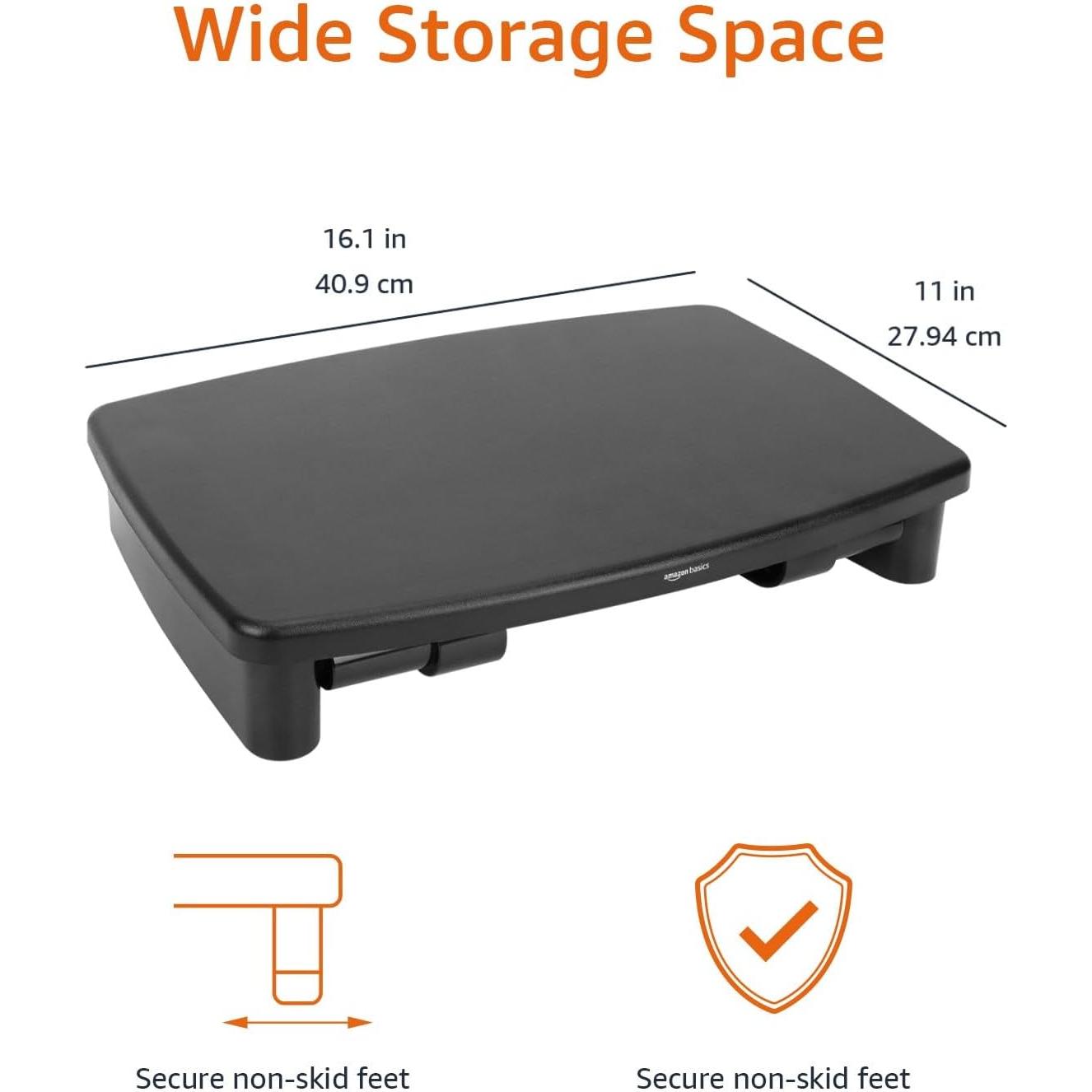 Soporte de Escritorio Ajustable Amazon Basics para Monitor 10kg