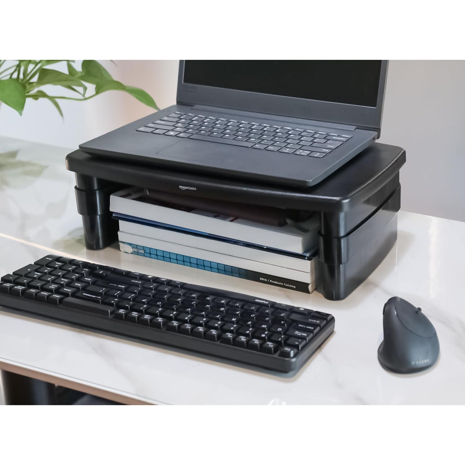 Soporte de Escritorio Ajustable Amazon Basics para Monitor 10kg