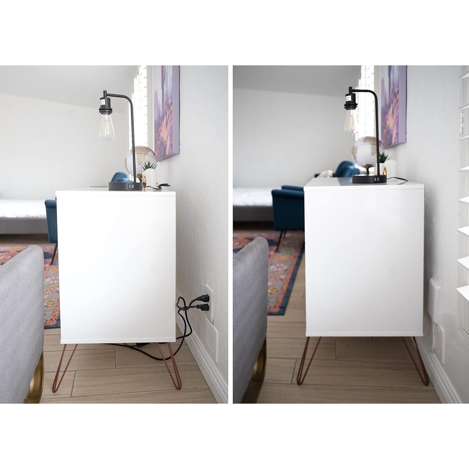 Sleek Socket Concealer de Enchufe Ultra Delgado 3 pies