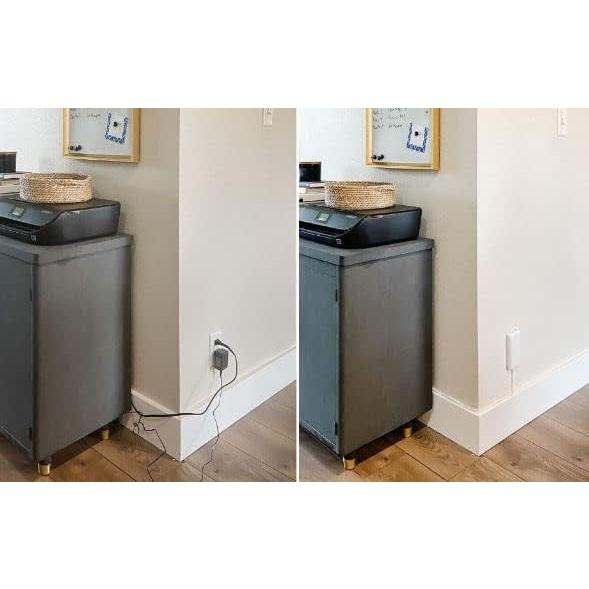 Sleek Socket Concealer de Enchufe Ultra Delgado 3 pies