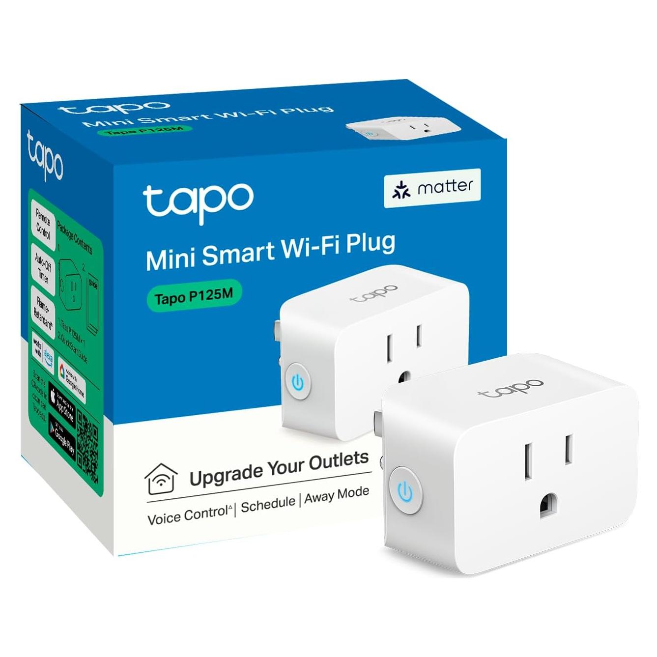 Enchufe Inteligente Mini TP-Link Tapo P125M 15A Blanco