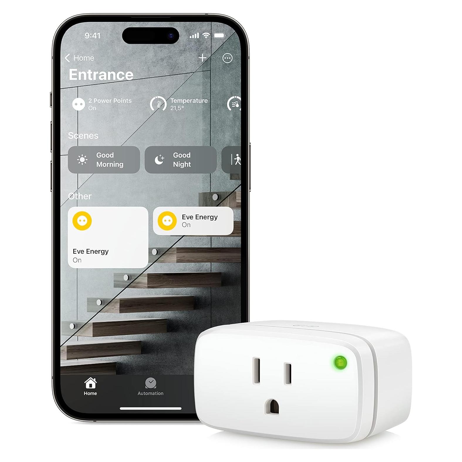 Enchufe Inteligente Eve Energy Matter - Control App y Voz