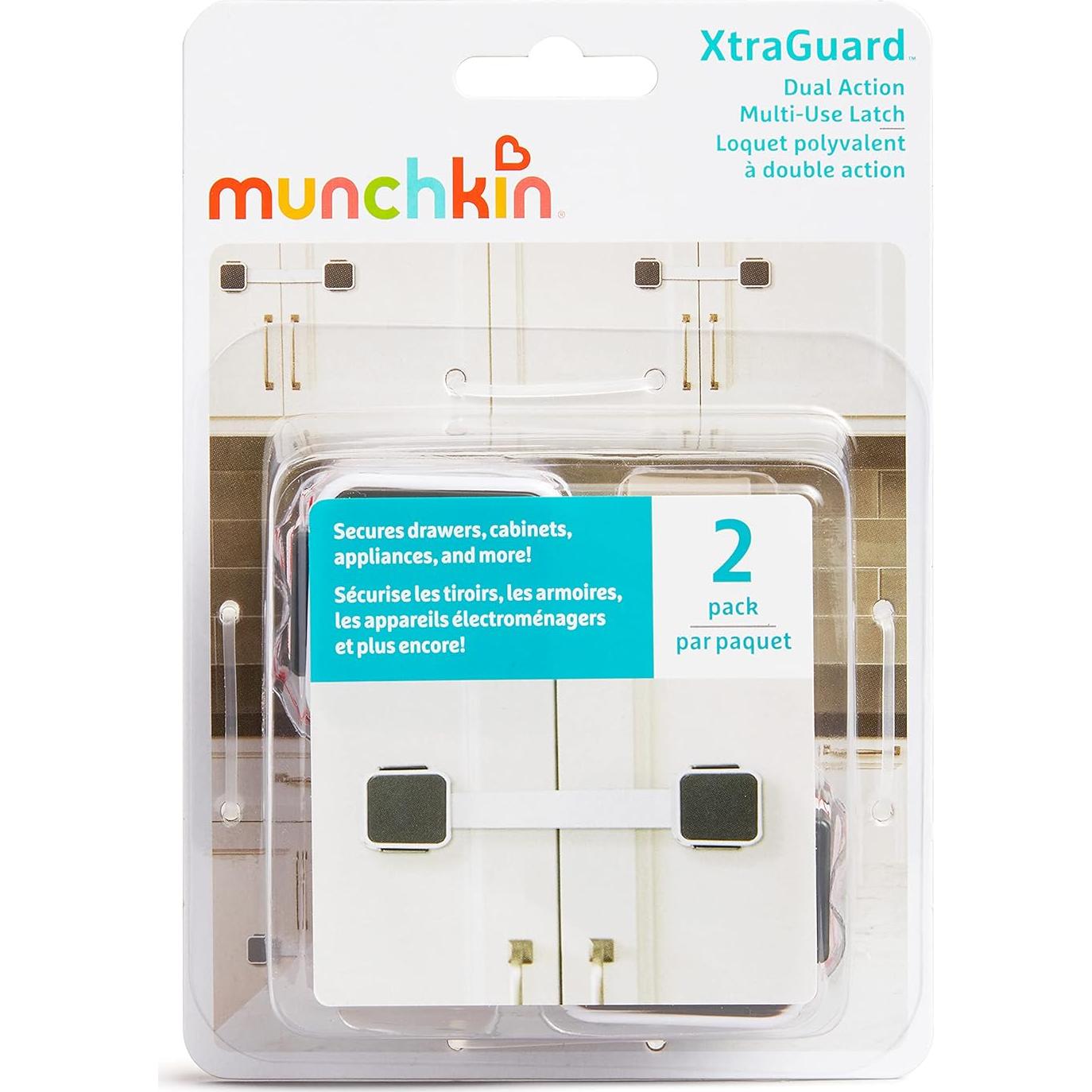 Cerraduras de Seguridad Munchkin Xtraguard para Gabinetes - 2 Unidades