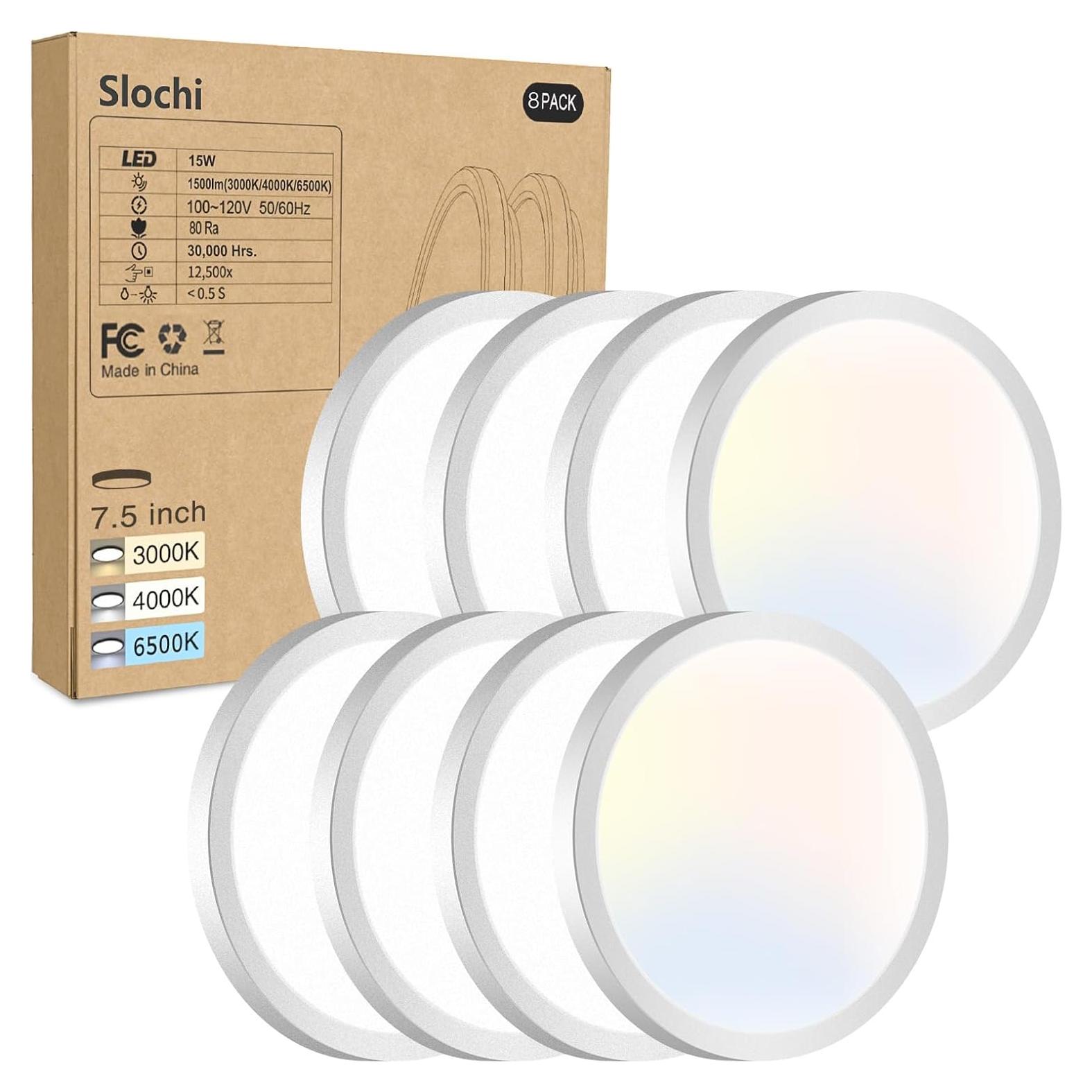 Lámpara de Techo LED Empotrada Slochi 15W 1500Lm 3 Modos