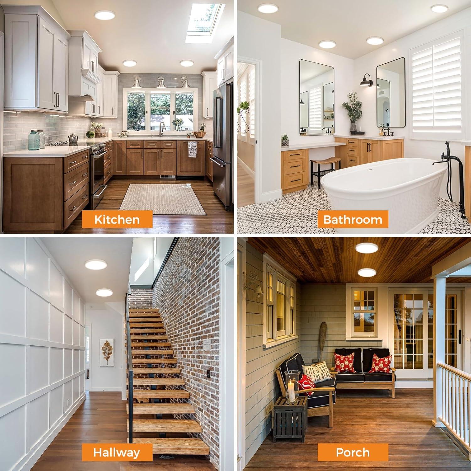 Lámpara de Techo LED Empotrada Slochi 15W 1500Lm 3 Modos