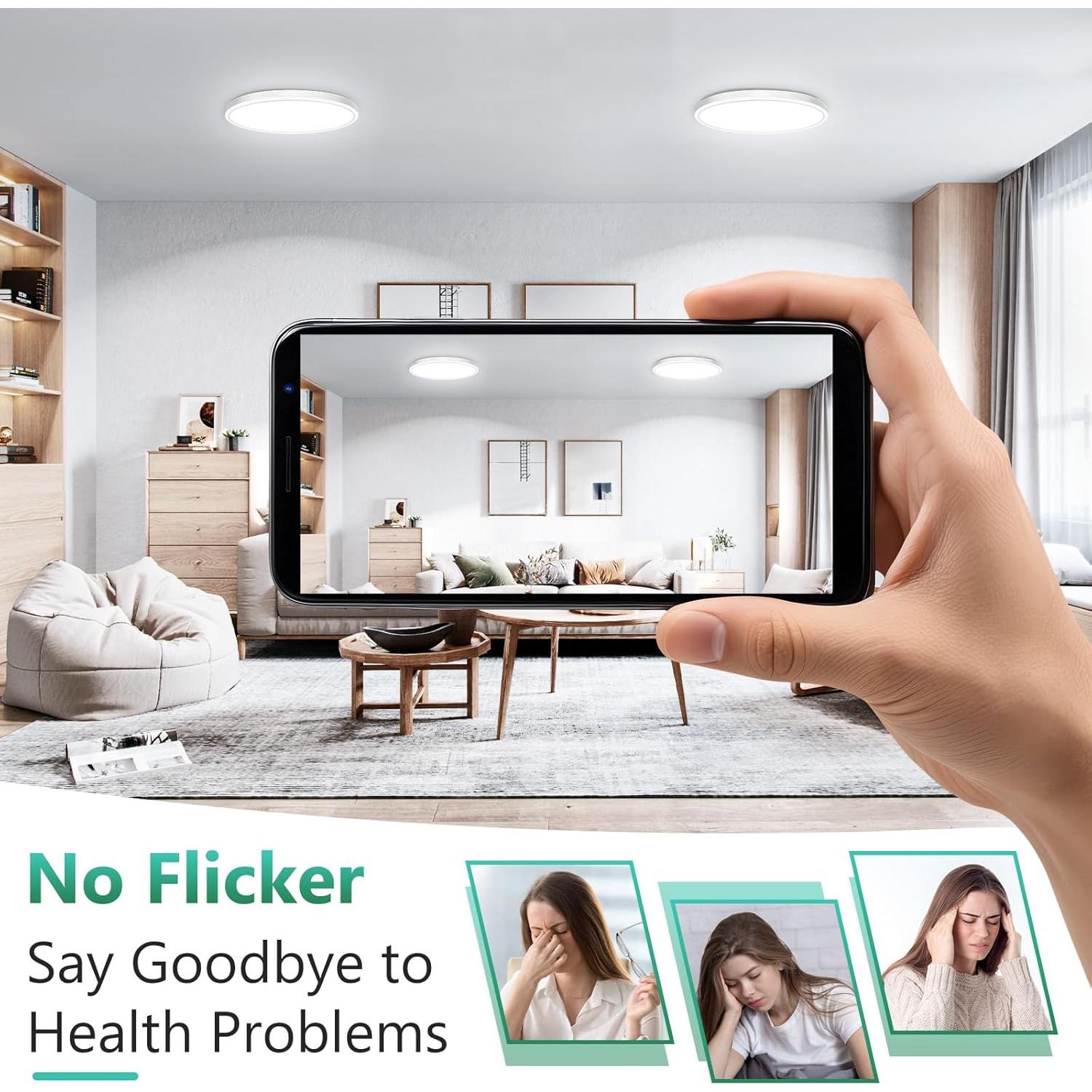 Lámpara de Techo LED Brightever 7" 15W 1600LM 5000K