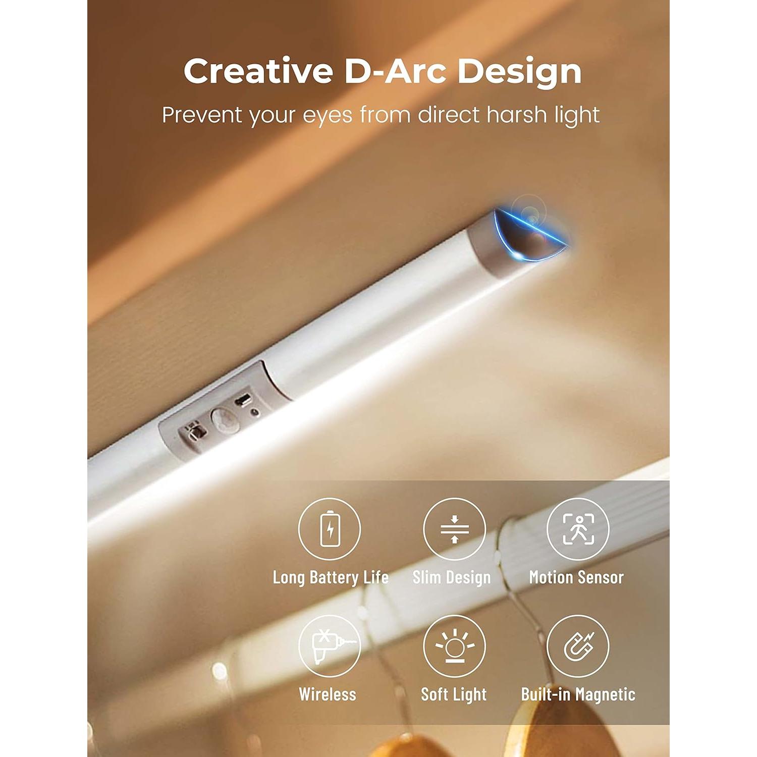 Luz LED Recargable Joyzy con Sensor de Movimiento 33cm