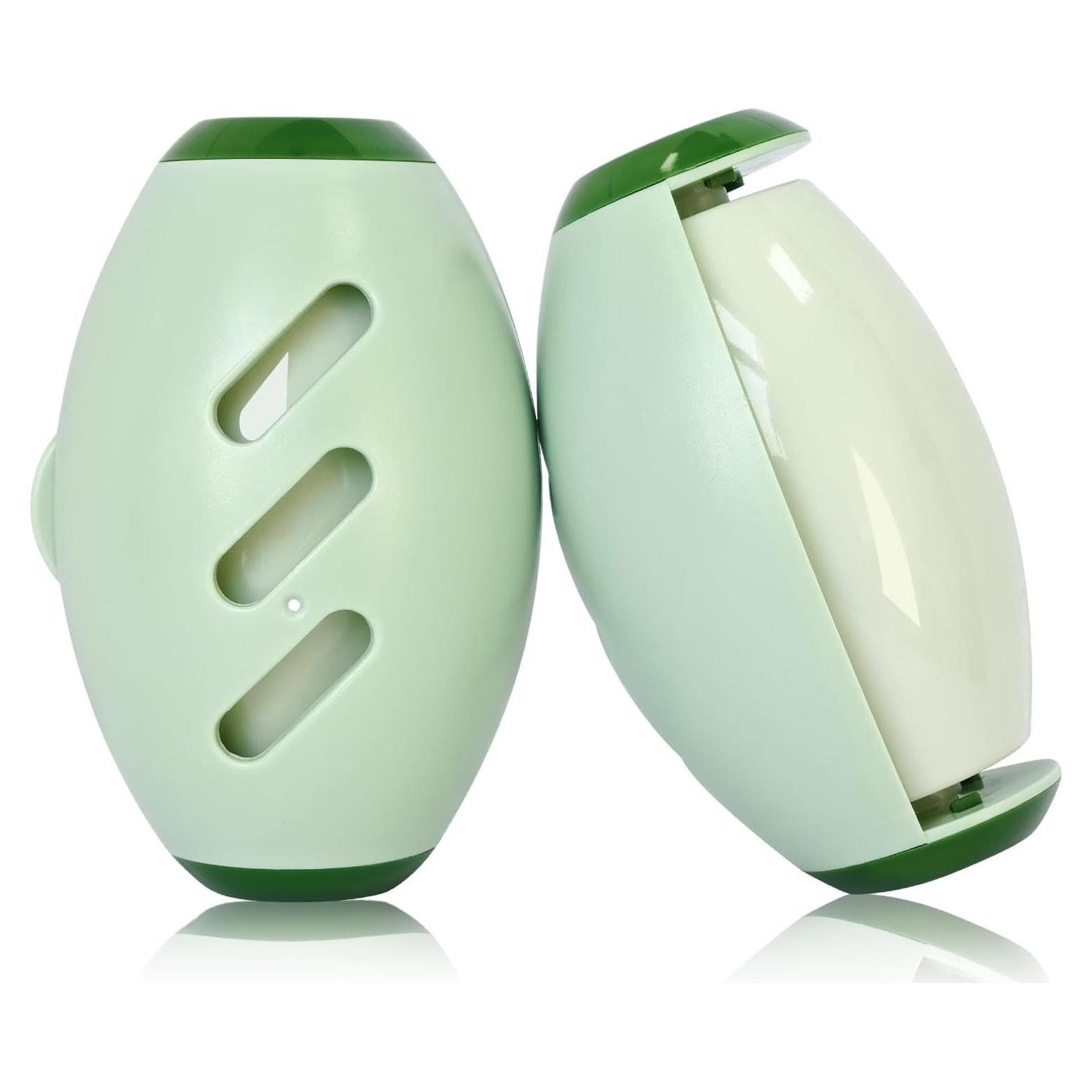 Paquete de 2 Rodillos de Pelusa Reutilizables Kearning Verde