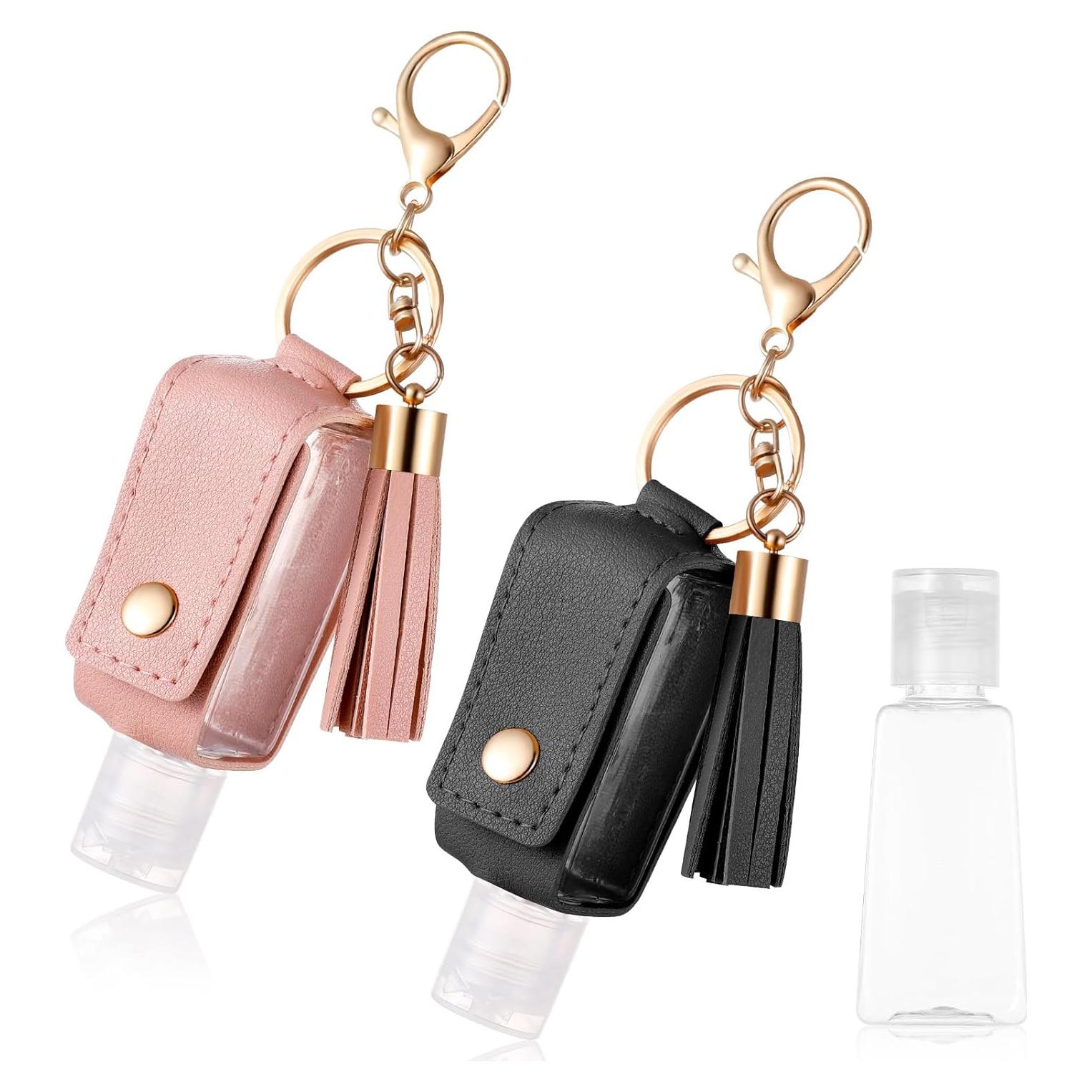 Soporte de Cuero para Desinfectante de Manos PEOVLVN 30ml