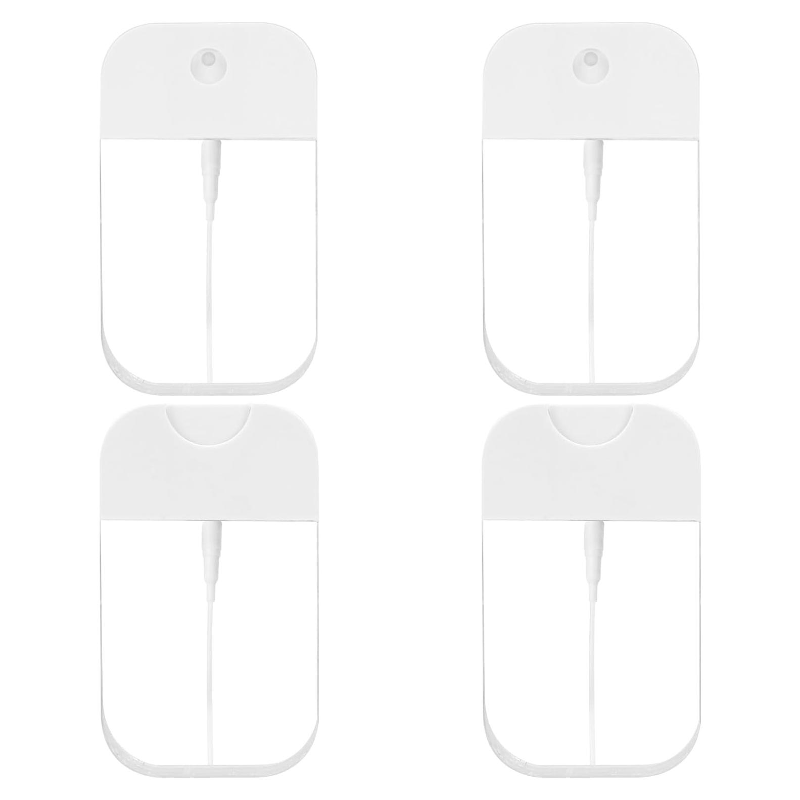 4 Botellas de Spray Rimoev 50 ml Transparentes Reutilizables