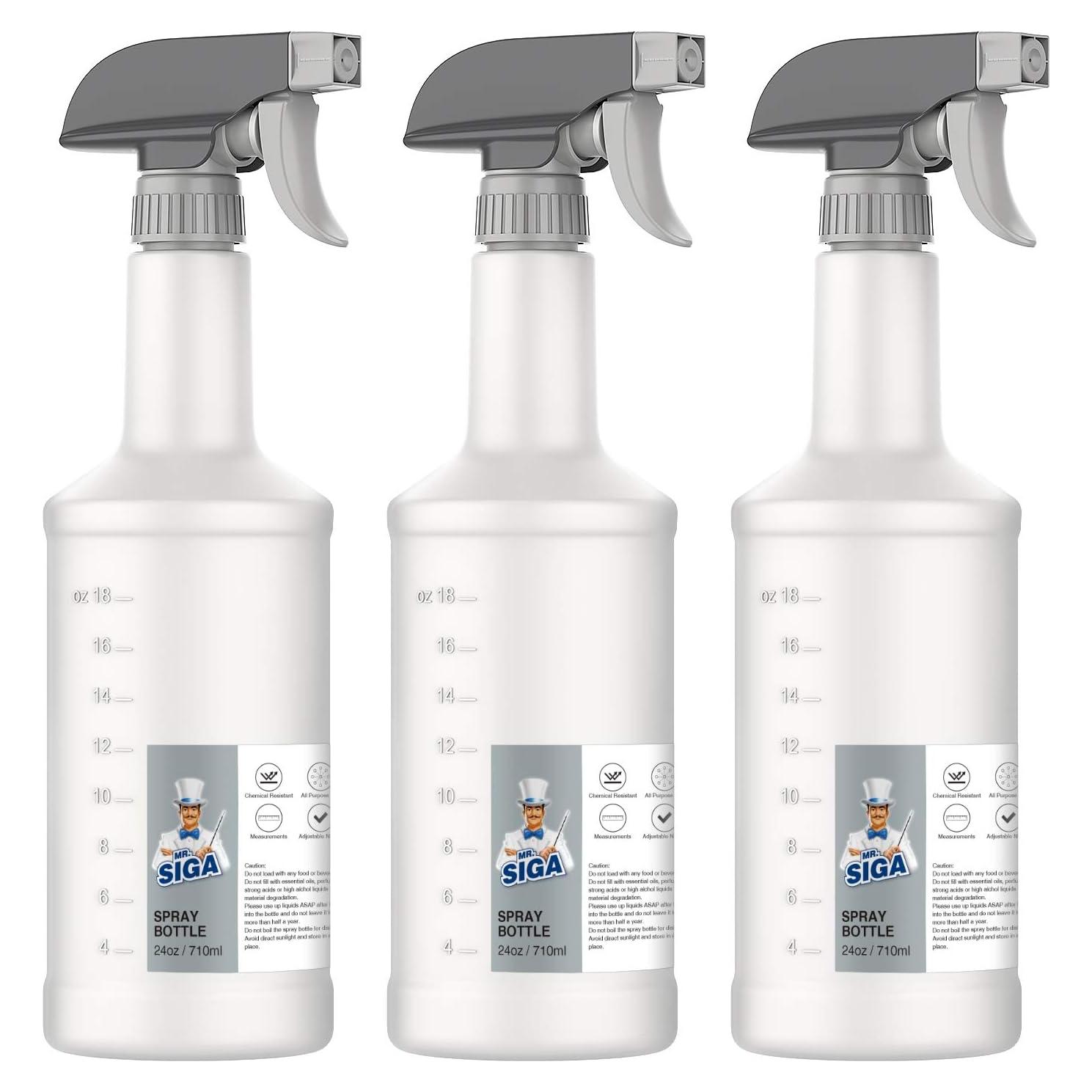 Botellas de Spray MR.SIGA 710ml Reutilizables Paquete de 3