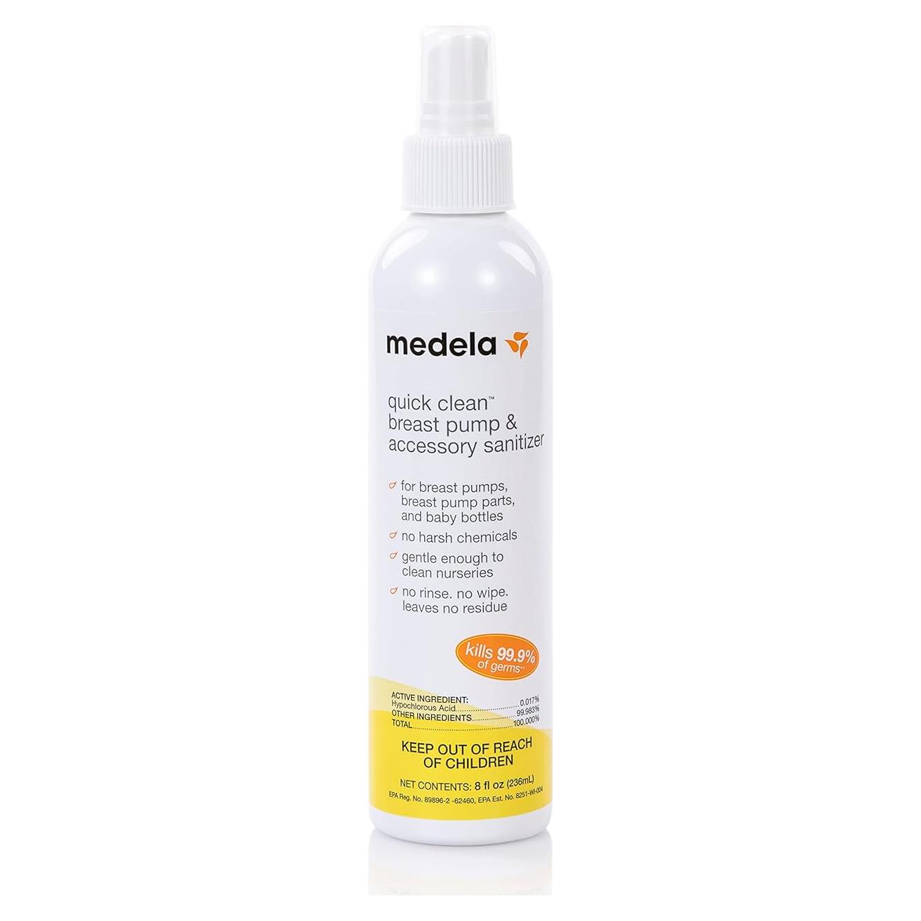 Spray Desinfectante Medela Quick Clean 236.6 ml para Extractores
