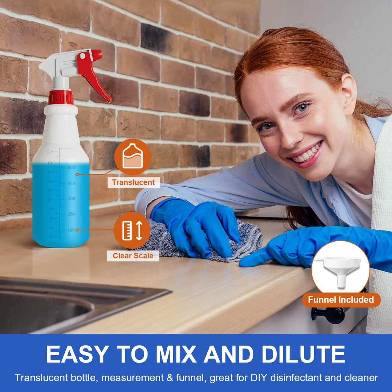 Botellas de Spray Bealee 4 Paquete 0.71 L Alta Resistencia