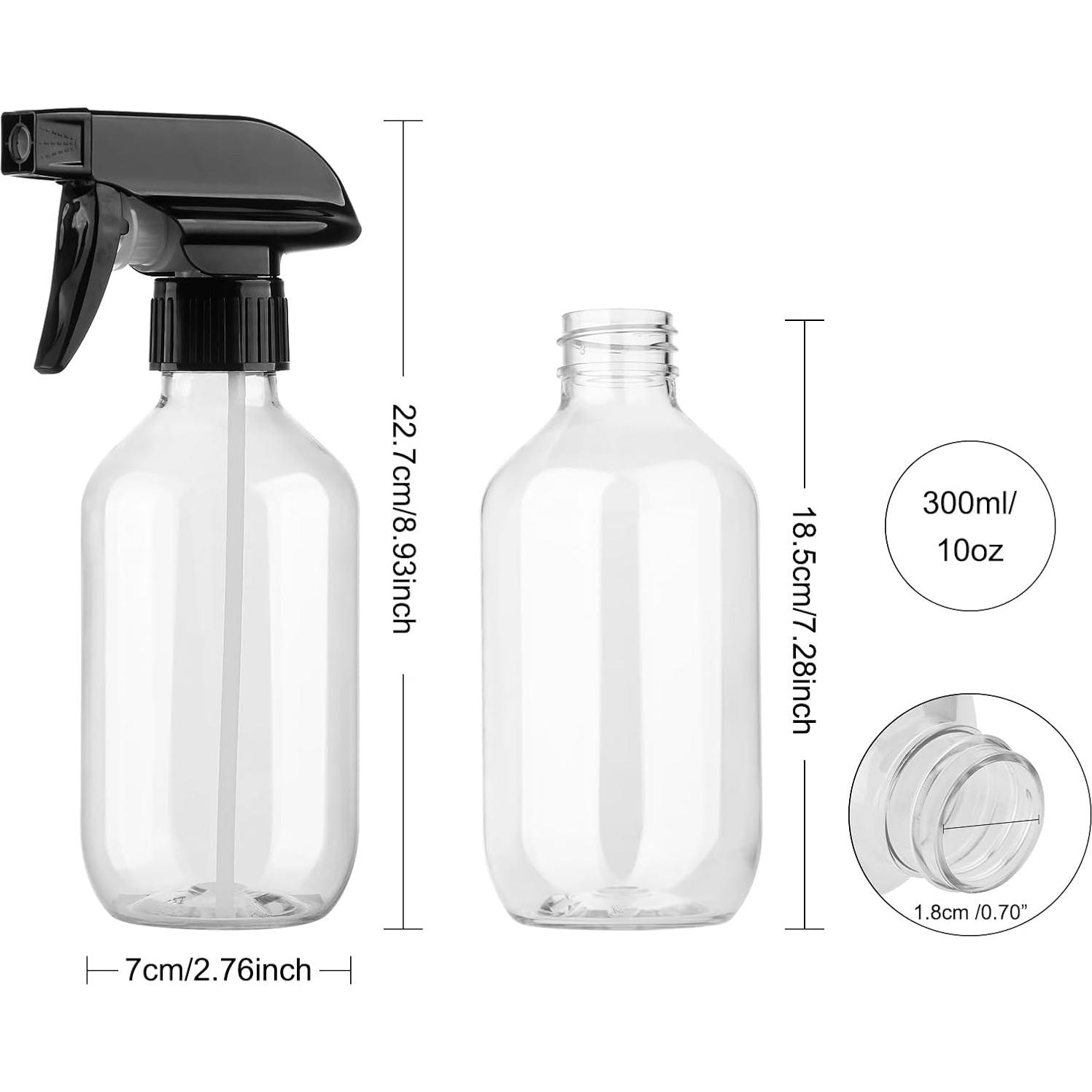 Botellas de Spray Plástico KREMORV 300ml Ajustable 2 Piezas