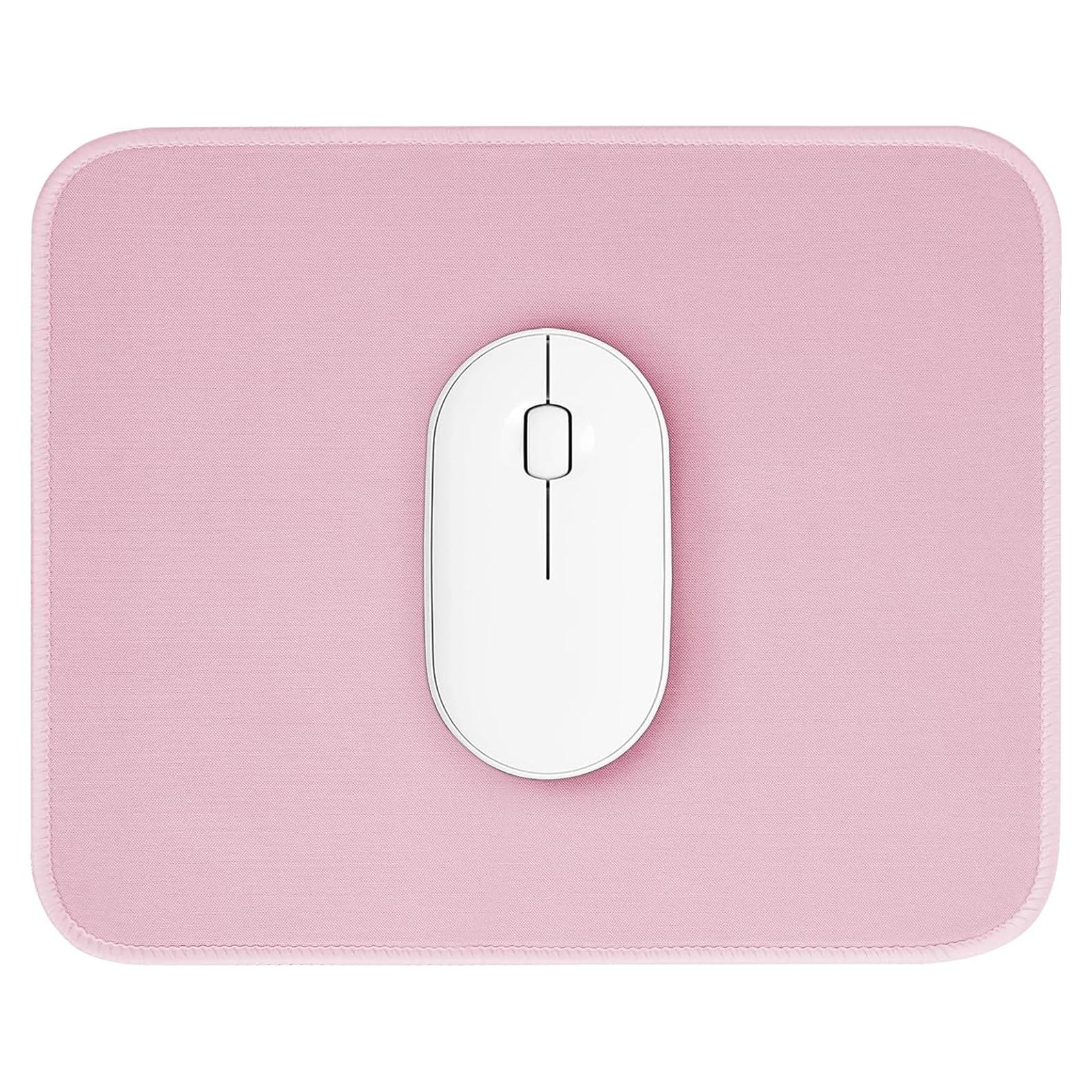 Alfombrilla de Ratón Rosa ZYAOTWQZ Texturizada Impermeable 25.9x20.8cm