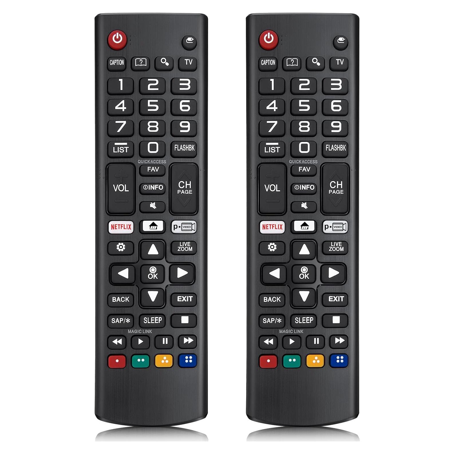 Control Remoto Universal LOUTOC para TV LG AKB75095307 - Acceso Directo a Netflix y Prime Video