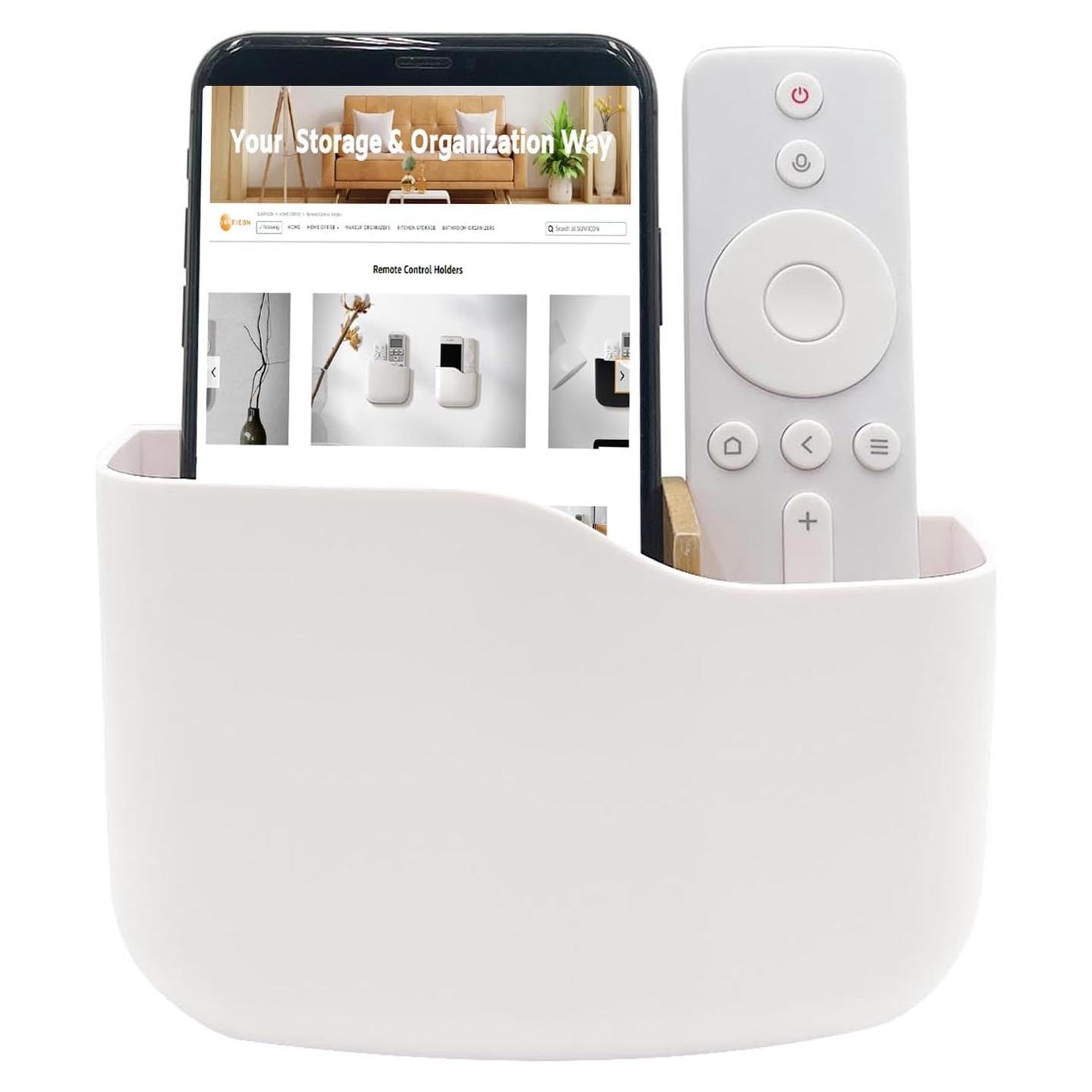 Soporte Adhesivo para Control Remoto SUNFICON Blanco 14x5x9cm