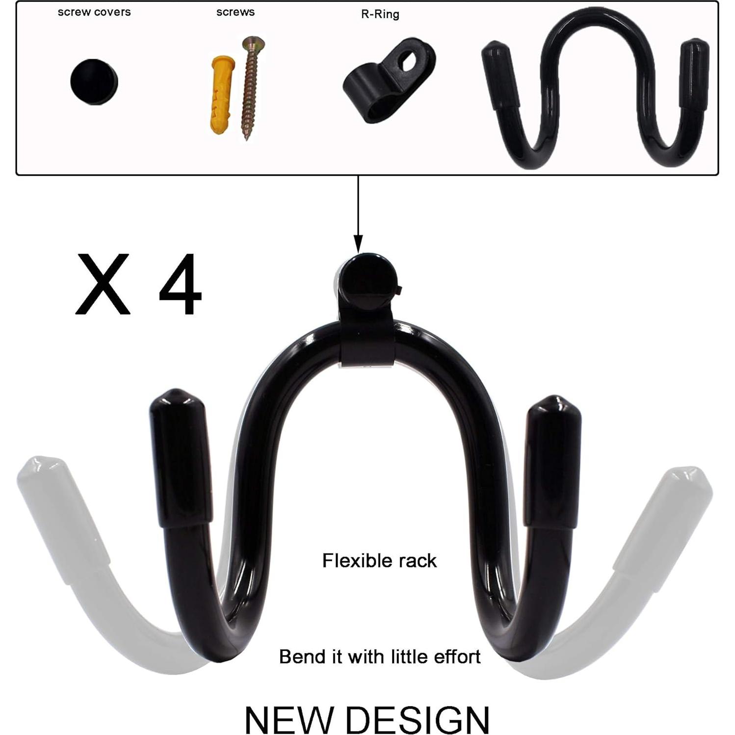 Organizador de Controladores de Juego YYST Soporte de Pared Negro