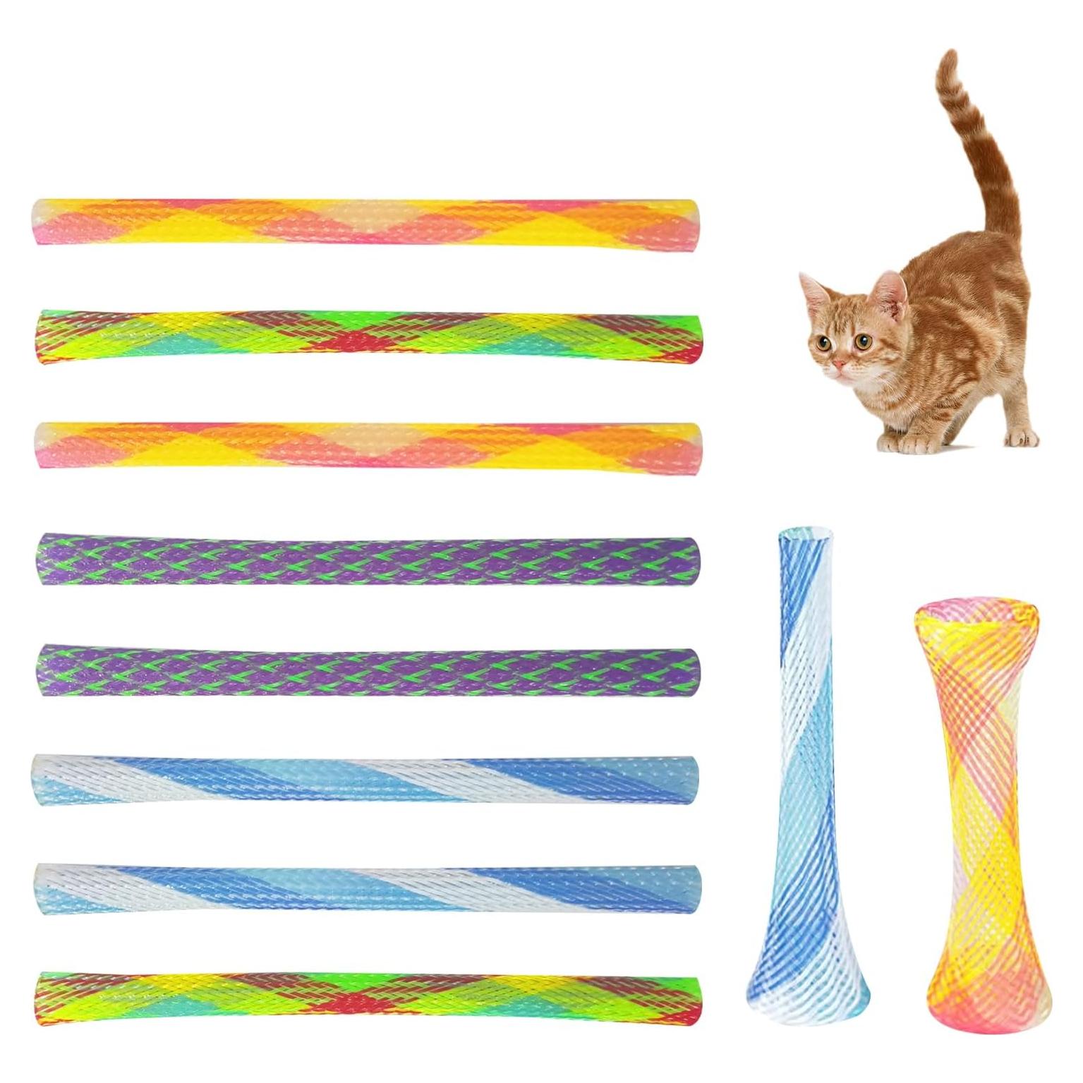 Juguetes Interactivos para Gatos Andiker 10 Piezas Multicolor