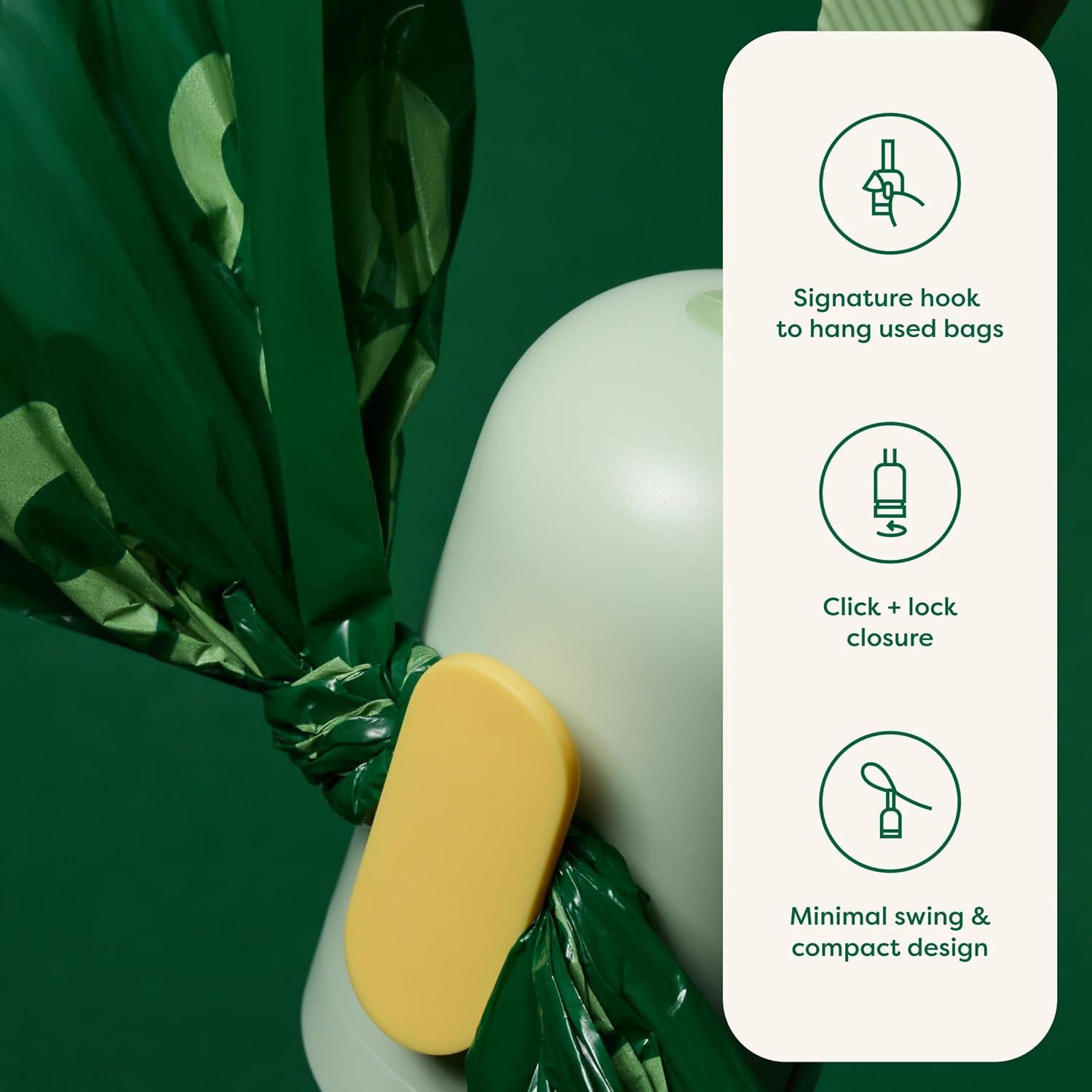 Dispensador de bolsas de excremento de perro Earth Rated + 15 bolsas