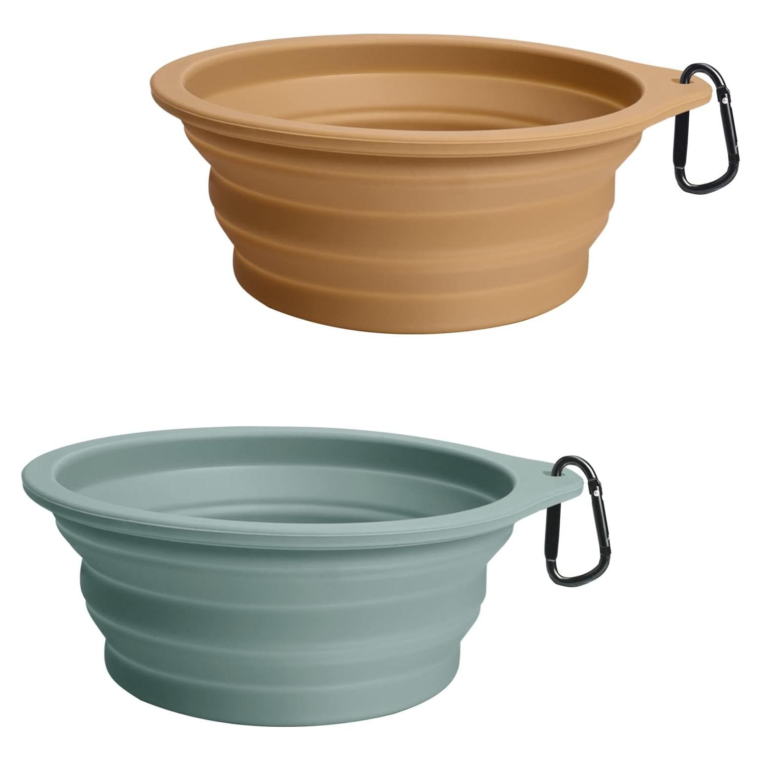 Cuencos de Silicona Colapsables PetBonus 2-Pack 591 ml