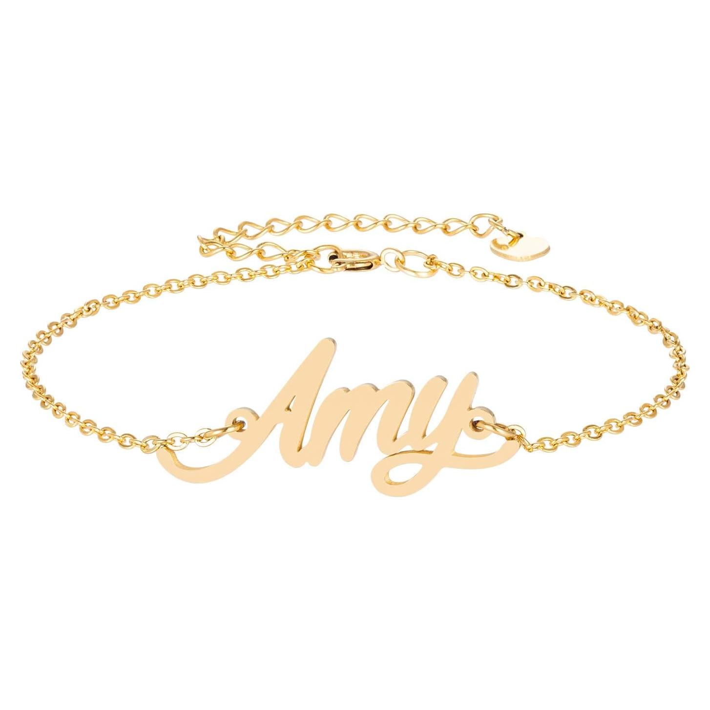 Collar Personalizado HUAN XUN 40.6 cm Acero Inoxidable