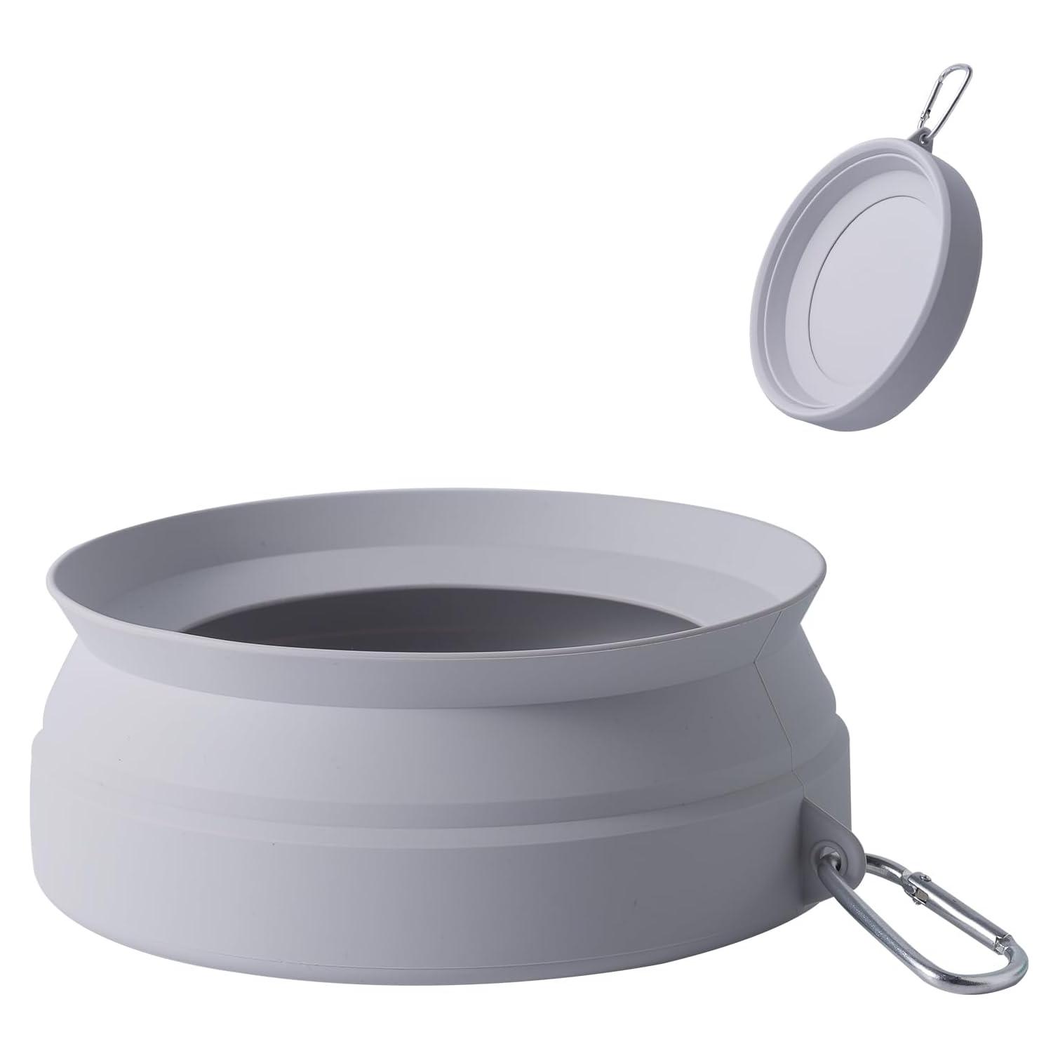 Tazón de Agua Plegable SLSON para Perros a Prueba de Derrames