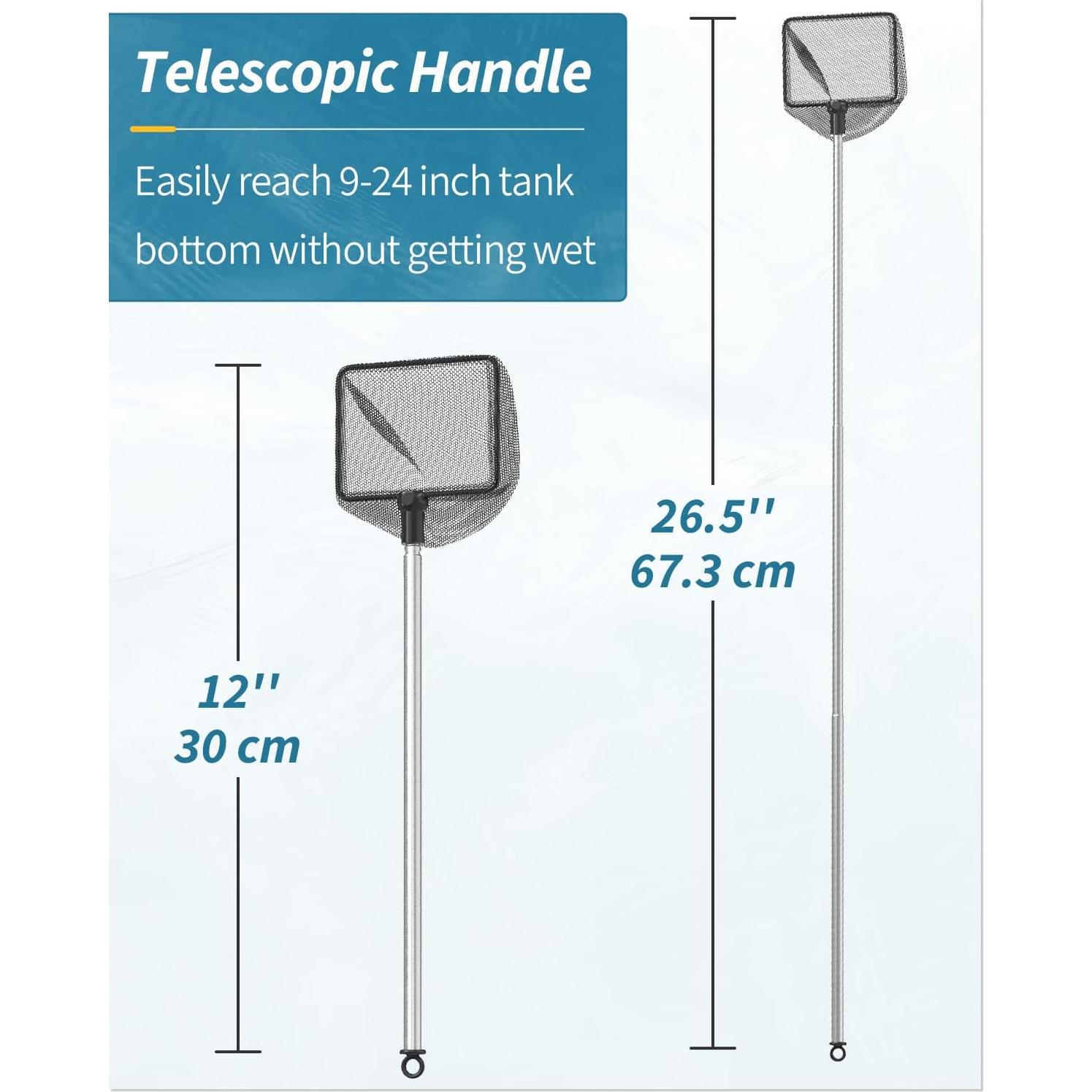 Red de Acuario Pawfly Telescópica 7.62 cm para Peces