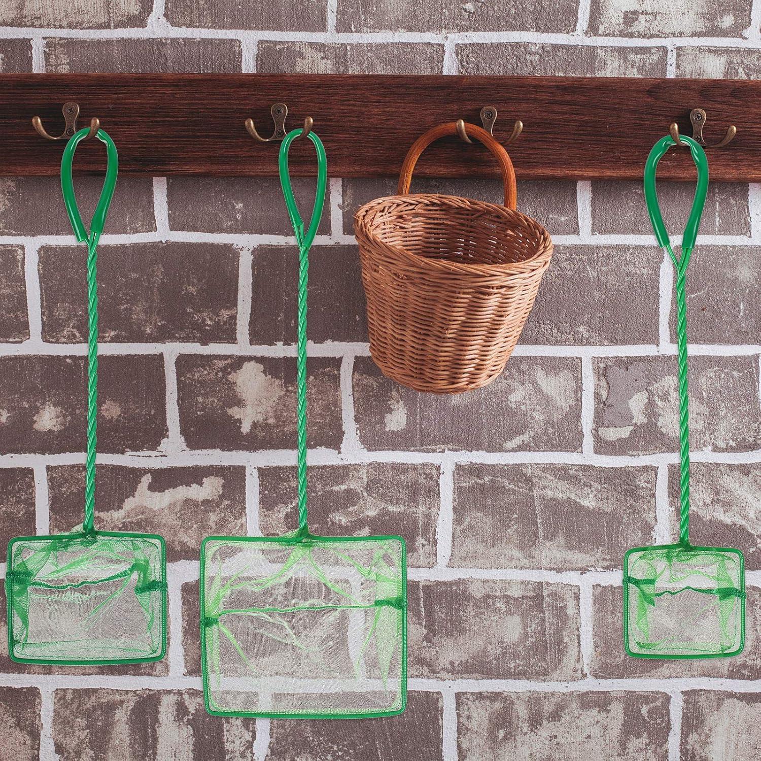 Paquete de 4 Redes para Acuarios DAGUANZHI - Nylon Verde