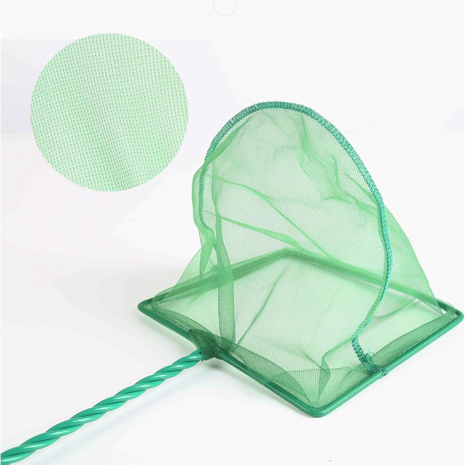 Paquete de 4 Redes para Acuarios DAGUANZHI - Nylon Verde