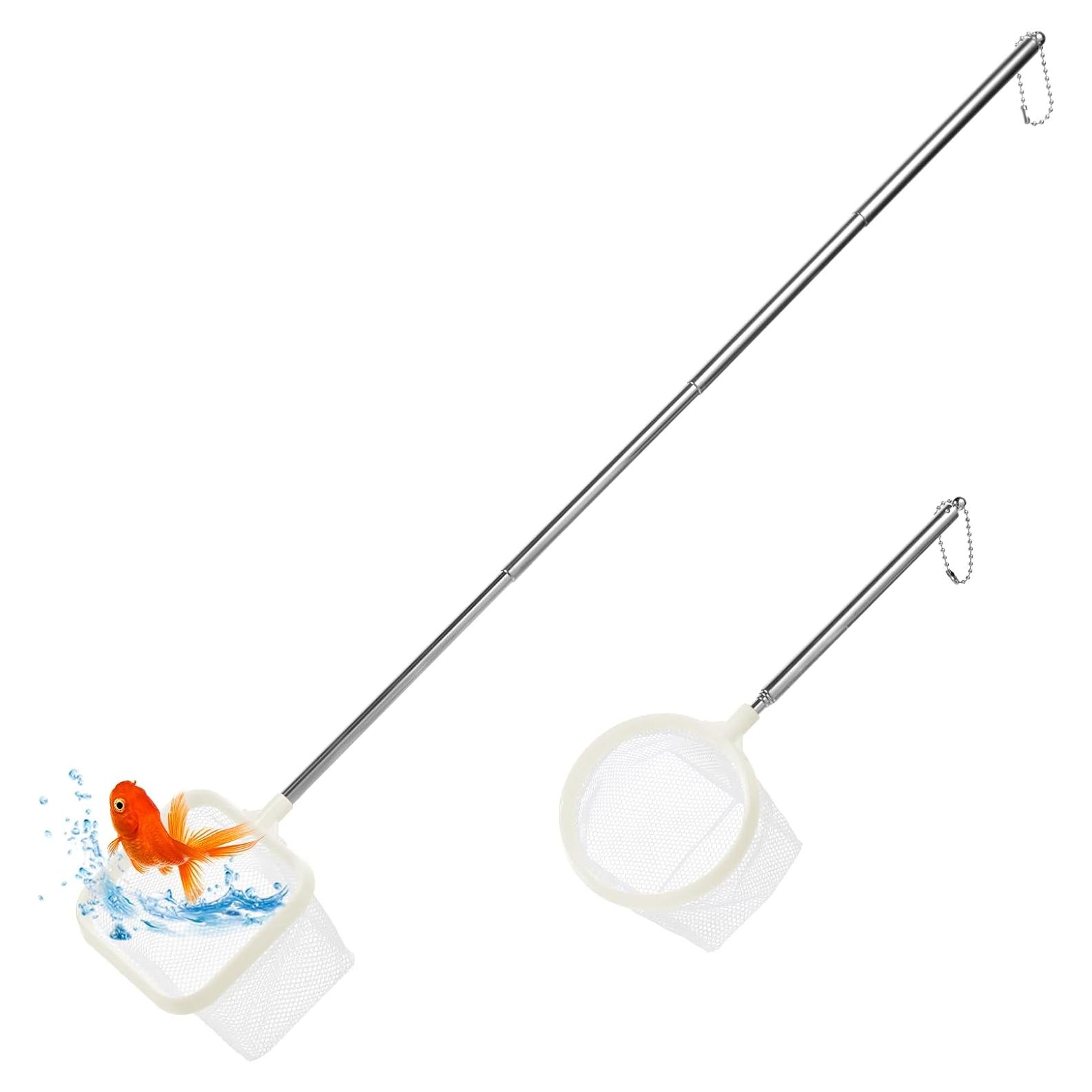 Red de Pesca para Acuario QfwdfcTrenz 2 Piezas 7.62cm Nylon