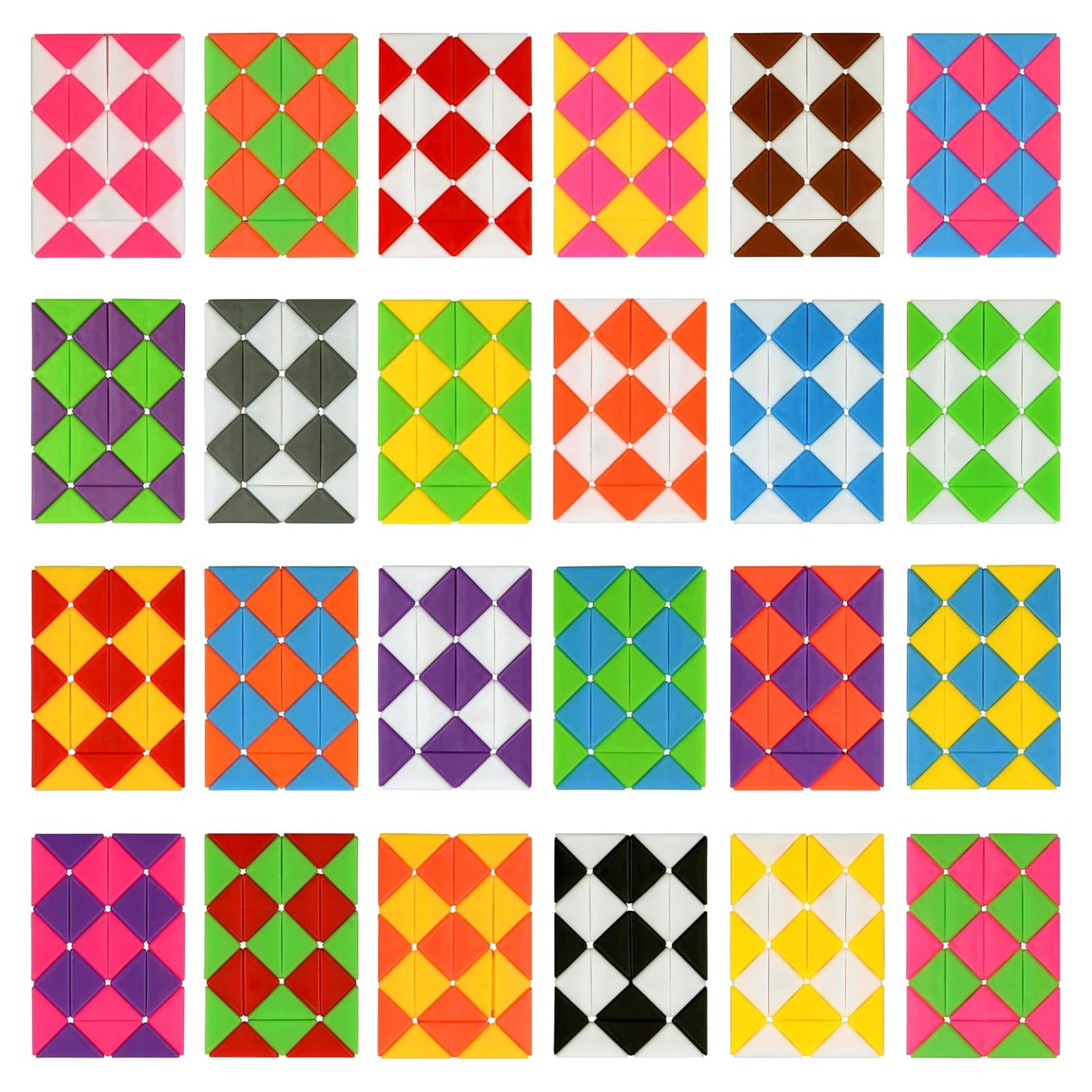 Paquete de 26 Cubos Mágicos de Serpiente Neureyte - Juguete de Rompecabezas