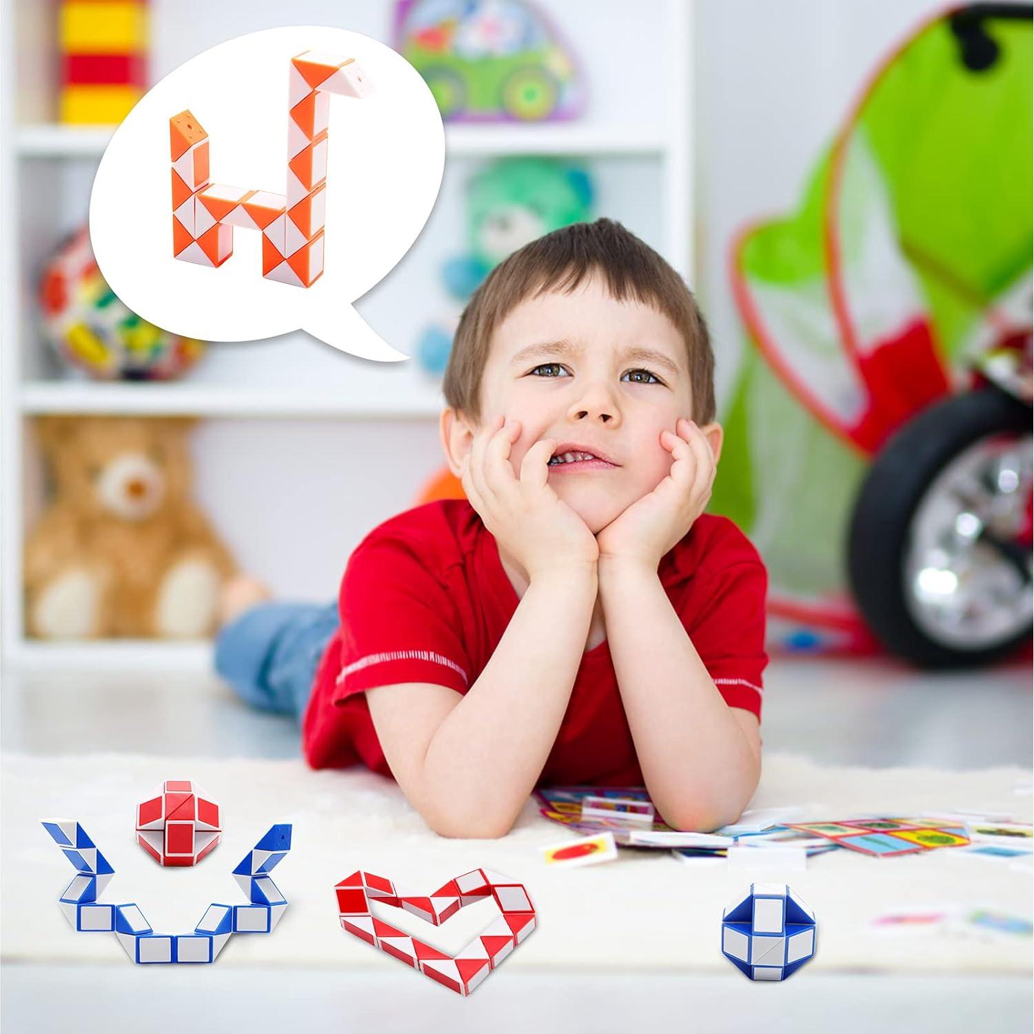 Paquete de 24 Cubos Mágicos de Velocidad Yeetec - Juguetes de Rompecabezas