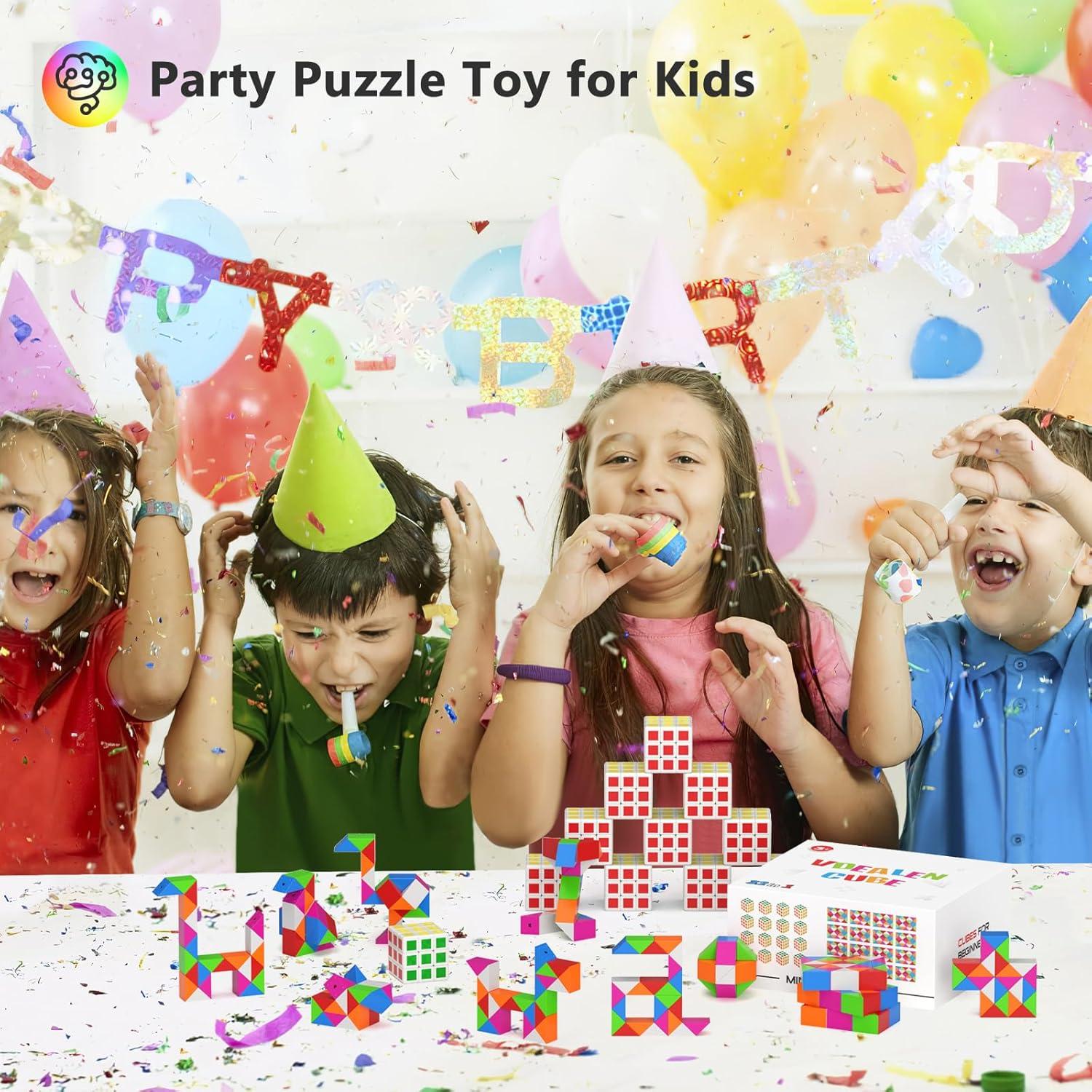 Set de Mini Cubos de Rompecabezas Vdealen - 32 Piezas