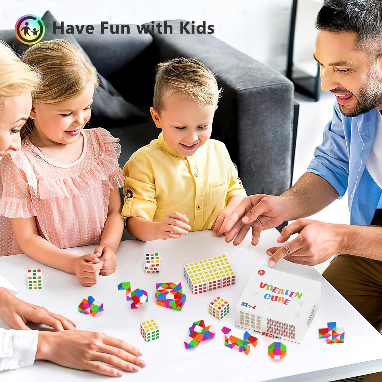 Set de Mini Cubos de Rompecabezas Vdealen - 32 Piezas