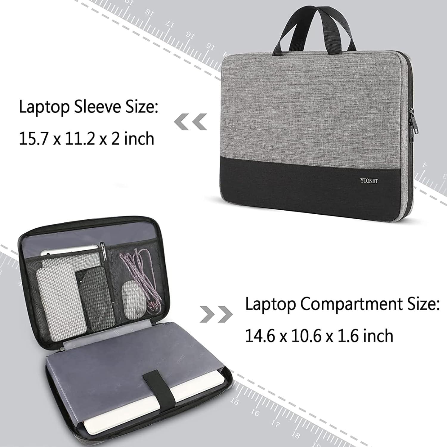 Funda para Laptop Ytonet 15.6" Gris Resistente al Agua