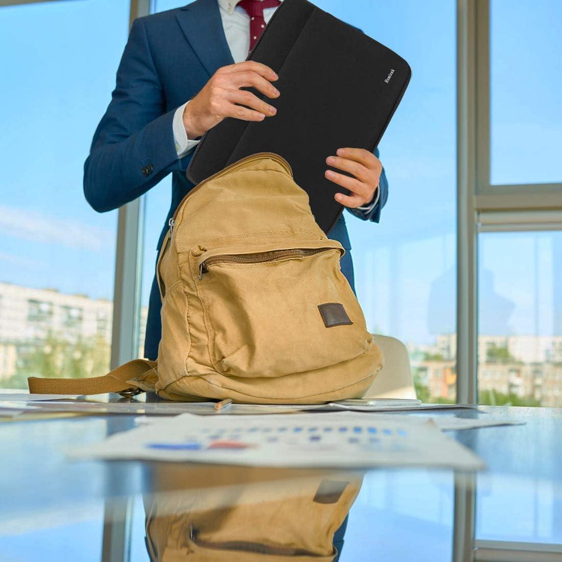 Funda para Laptop 15.6" Hsmienk Negra a Prueba de Golpes