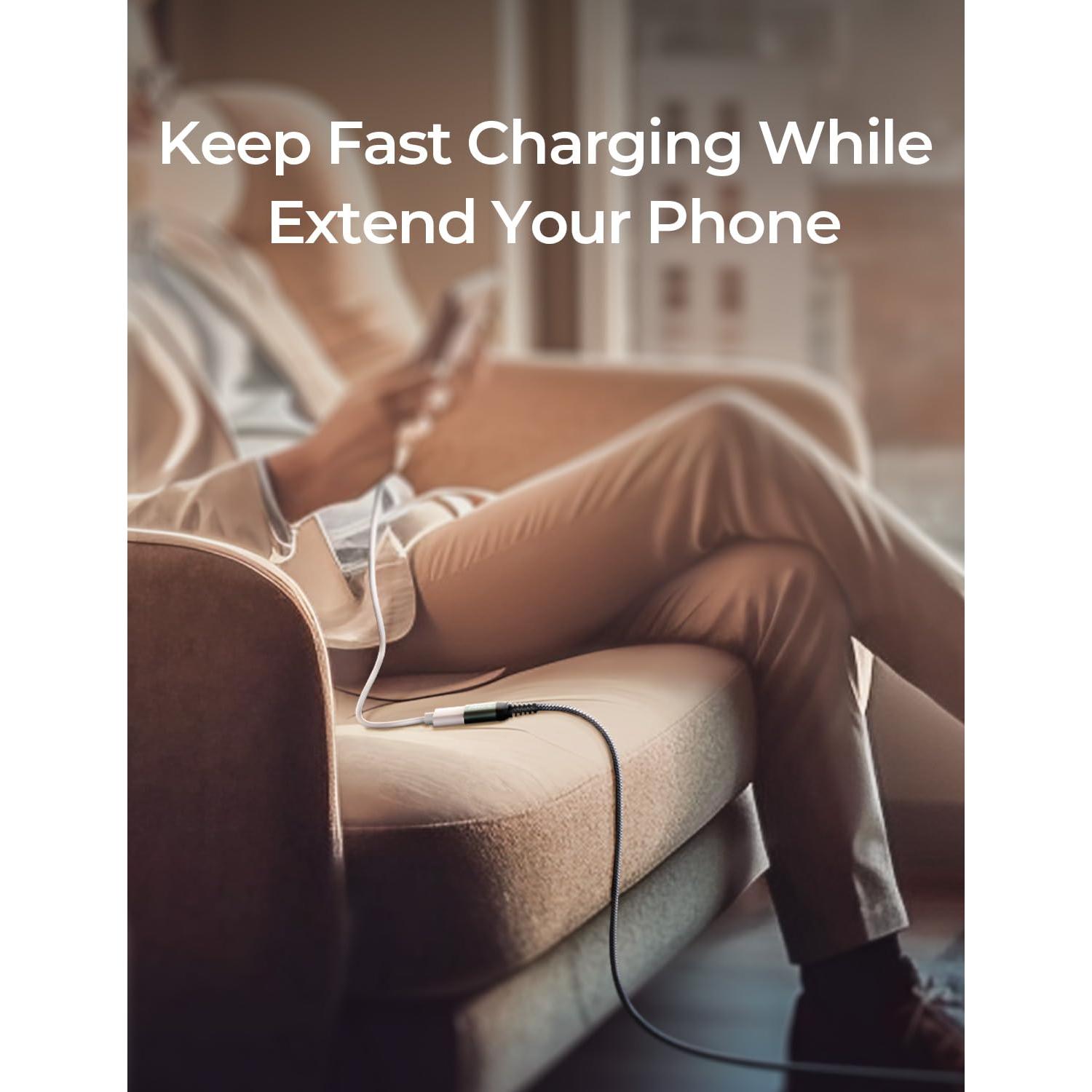 Cable de Extensión USB 3.0 AINOPE 2M Trenzado Gris - 2 Pack