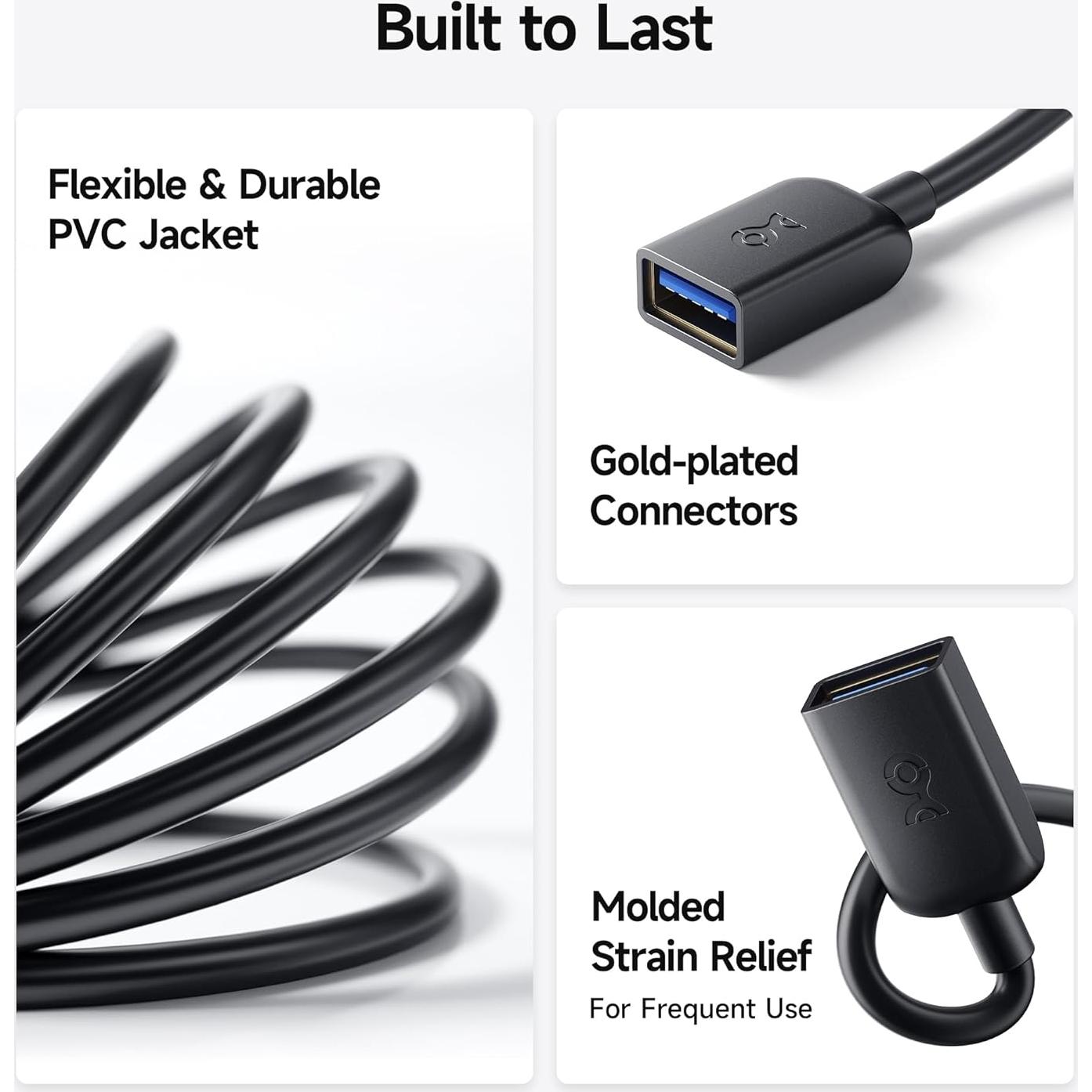 Cable de Extensión USB 3.0 Cable Matters 3m Negro