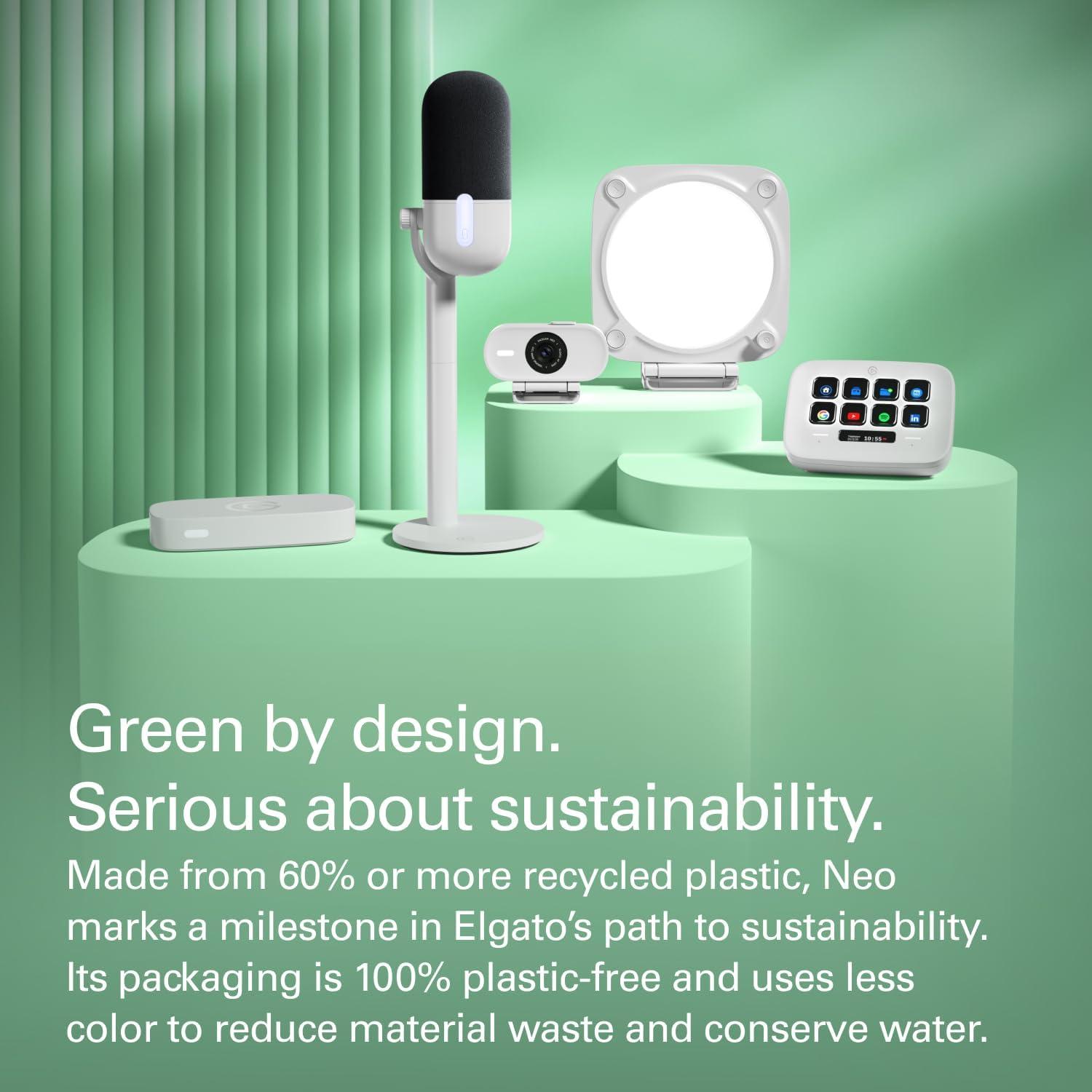 Kit de Oficina en Casa Elgato Wave Neo Webcam y Micrófono