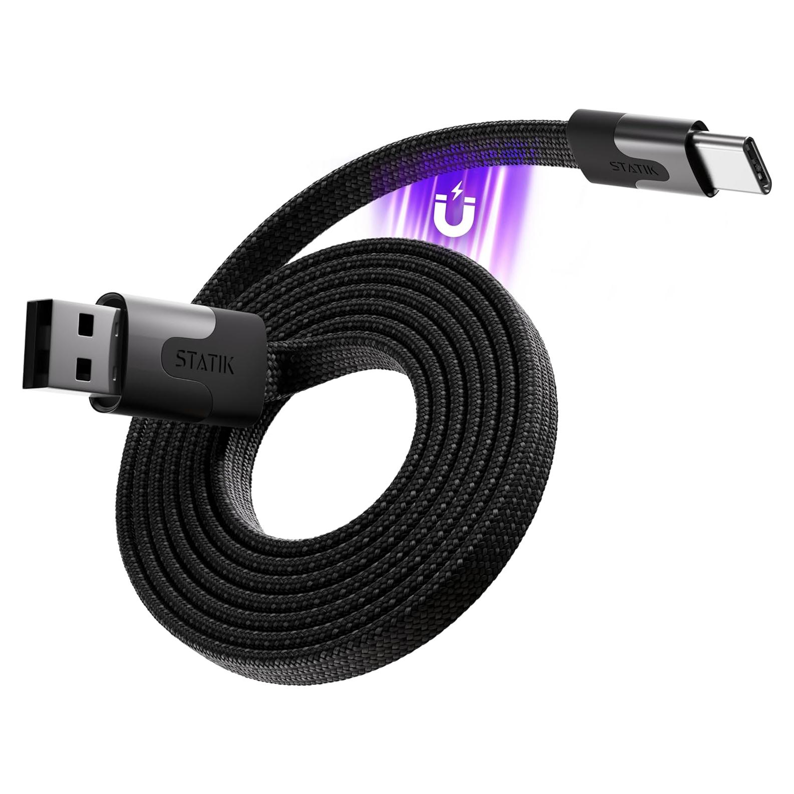 Cable USB a USB-C Magnético Statik MagStack 1M 27W
