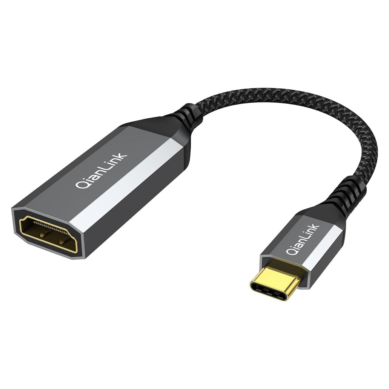 Adaptador USB-C a HDMI 4K QianLink para MacBook y iPhone