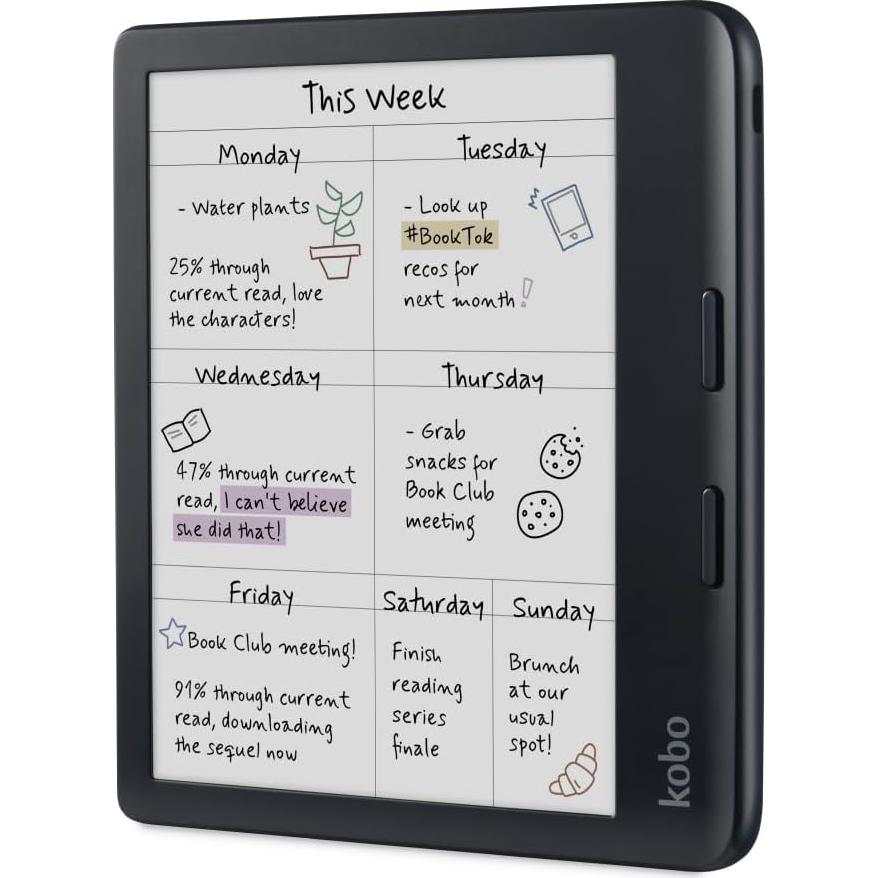 Kobo Libra Color eReader 7" Pantalla E Ink Kaleido Resistente Agua